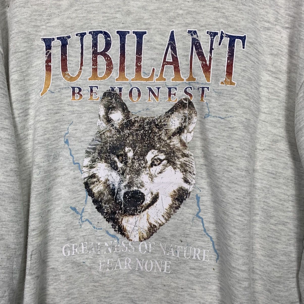 Japanese Brand Jubilant Be Honest Crewneck Sweatshirt Size US L / EU 52-54 / 3 - 10 Thumbnail