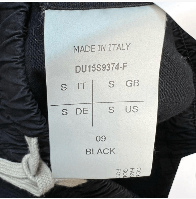 Rick Owens Rick Owens Black Dropped Crotch Sweatpants Size US 28 / EU 44 - 5 Thumbnail