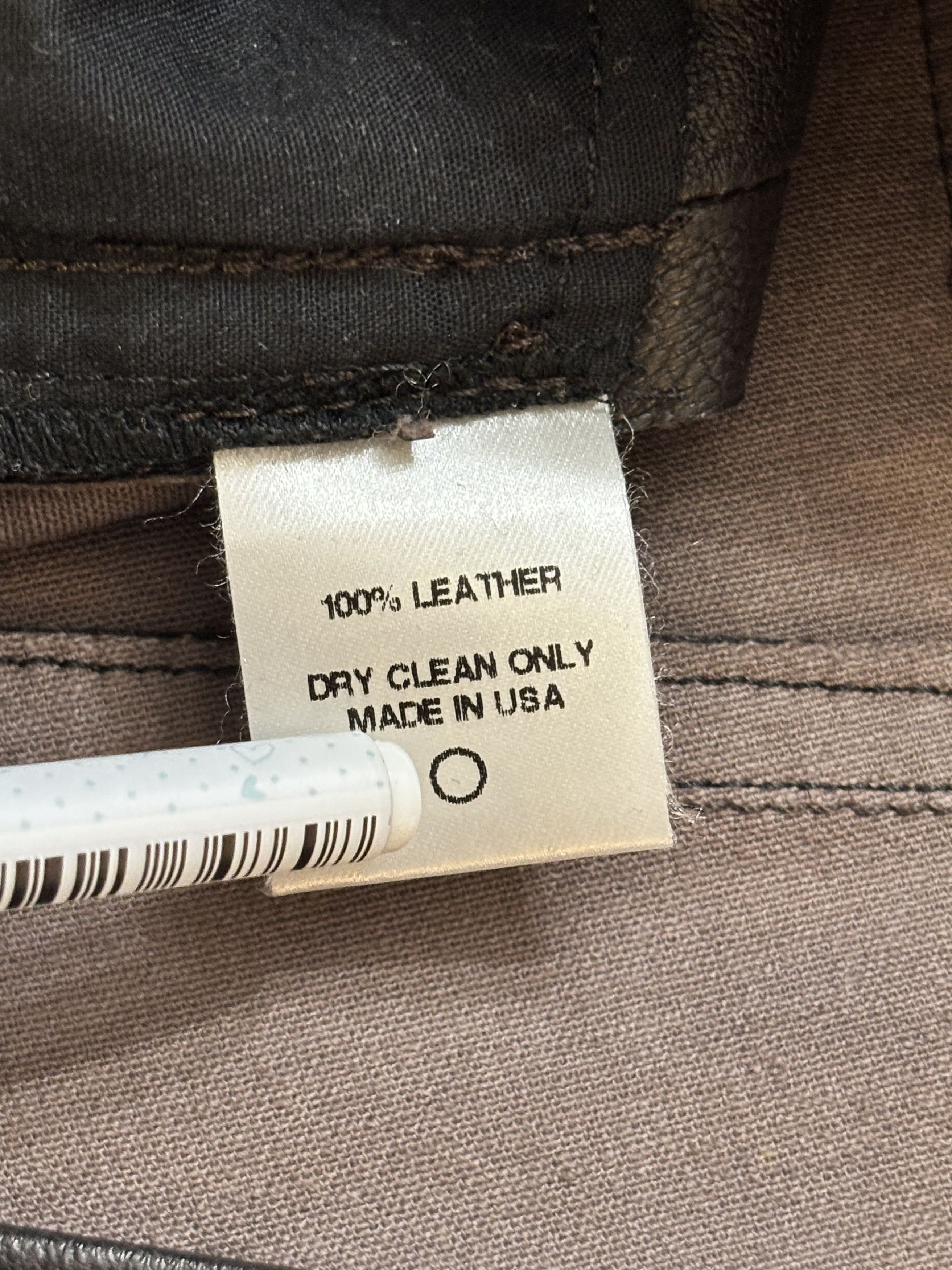 Creatures of the Wind CotW Brown Leather Jeans Size 32" / US 10 / IT 46 - 4 Thumbnail