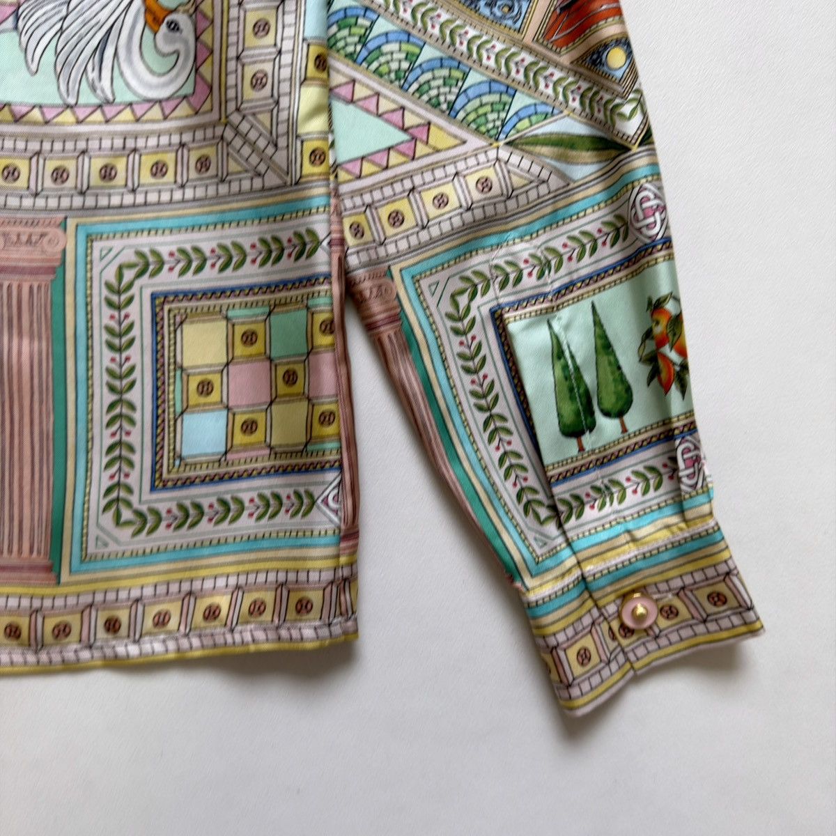 Casablanca ‘Le Labyrinthe’ Patterned Pastel Silk Shirt Size US M / EU 48-50 / 2 - 17 Thumbnail