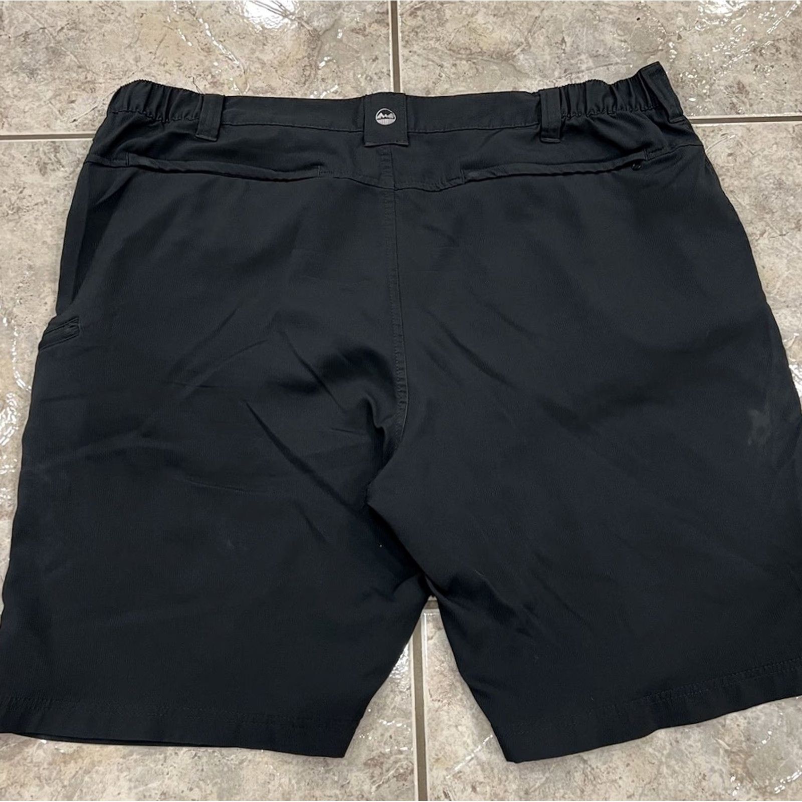 Wrangler VINTAGE_Black Wrangler Cargo Shorts Mens 44 10" Inseam Zip Pocket Travel Outdoors Polyester Size US 44 / EU 60 - 6 Thumbnail