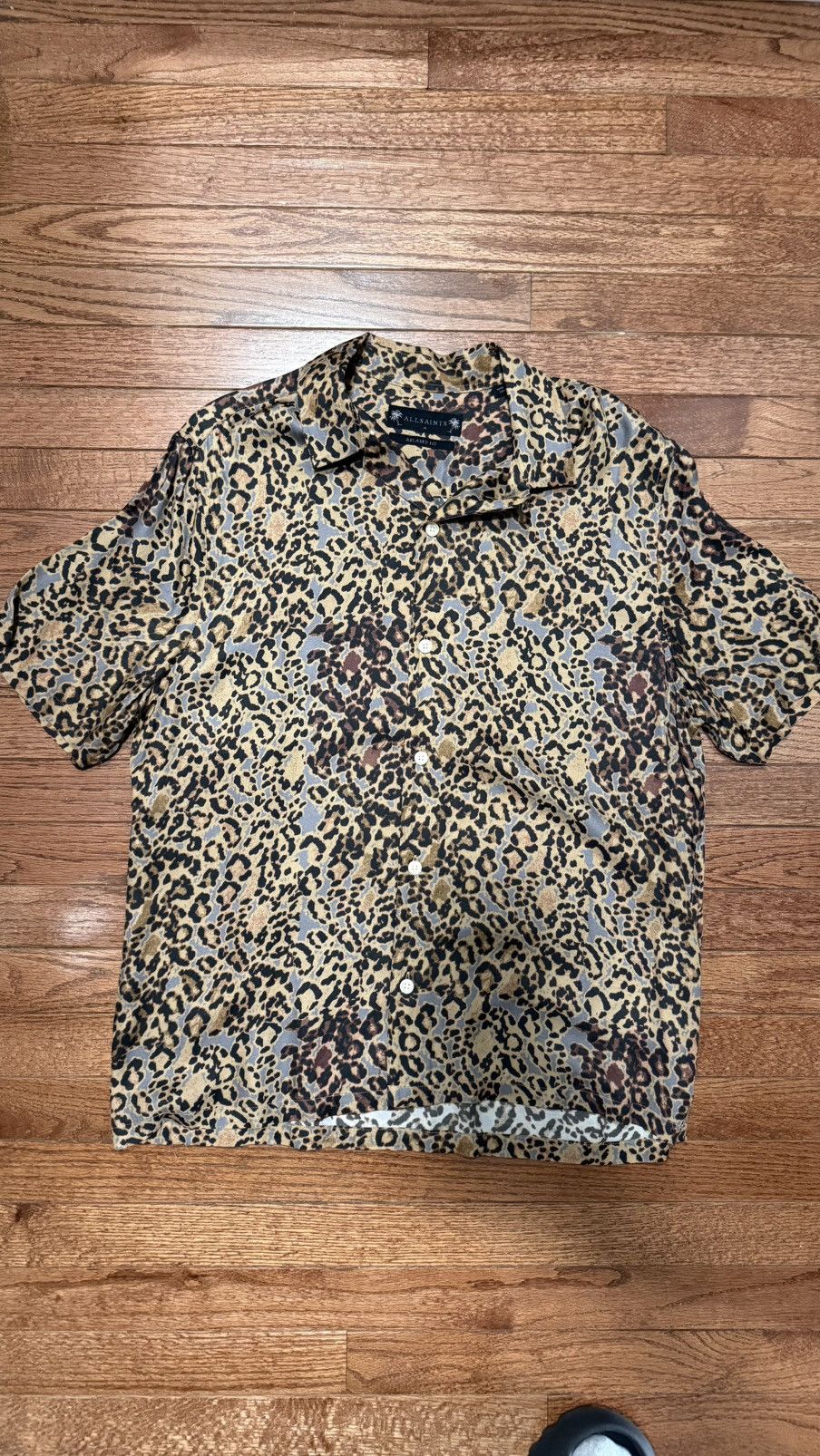 Allsaints All Saints Leopard Casual Button Up - Medium Size US M / EU 48-50 / 2 - 1 Thumbnail