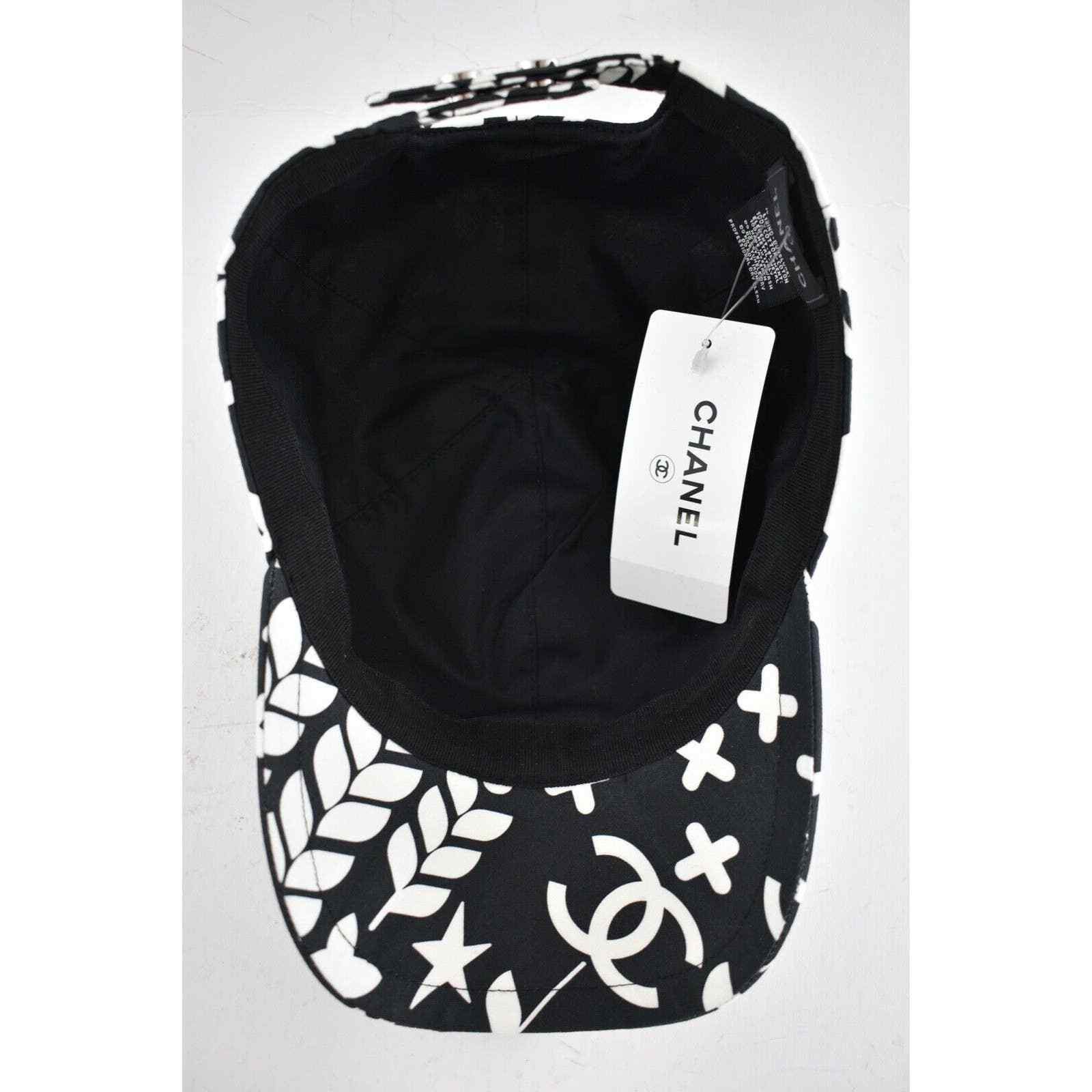 Chanel Chanel 22P Graffiti Logo Baseball Cap Curved Peak Hat Size ONE SIZE - 10 Thumbnail