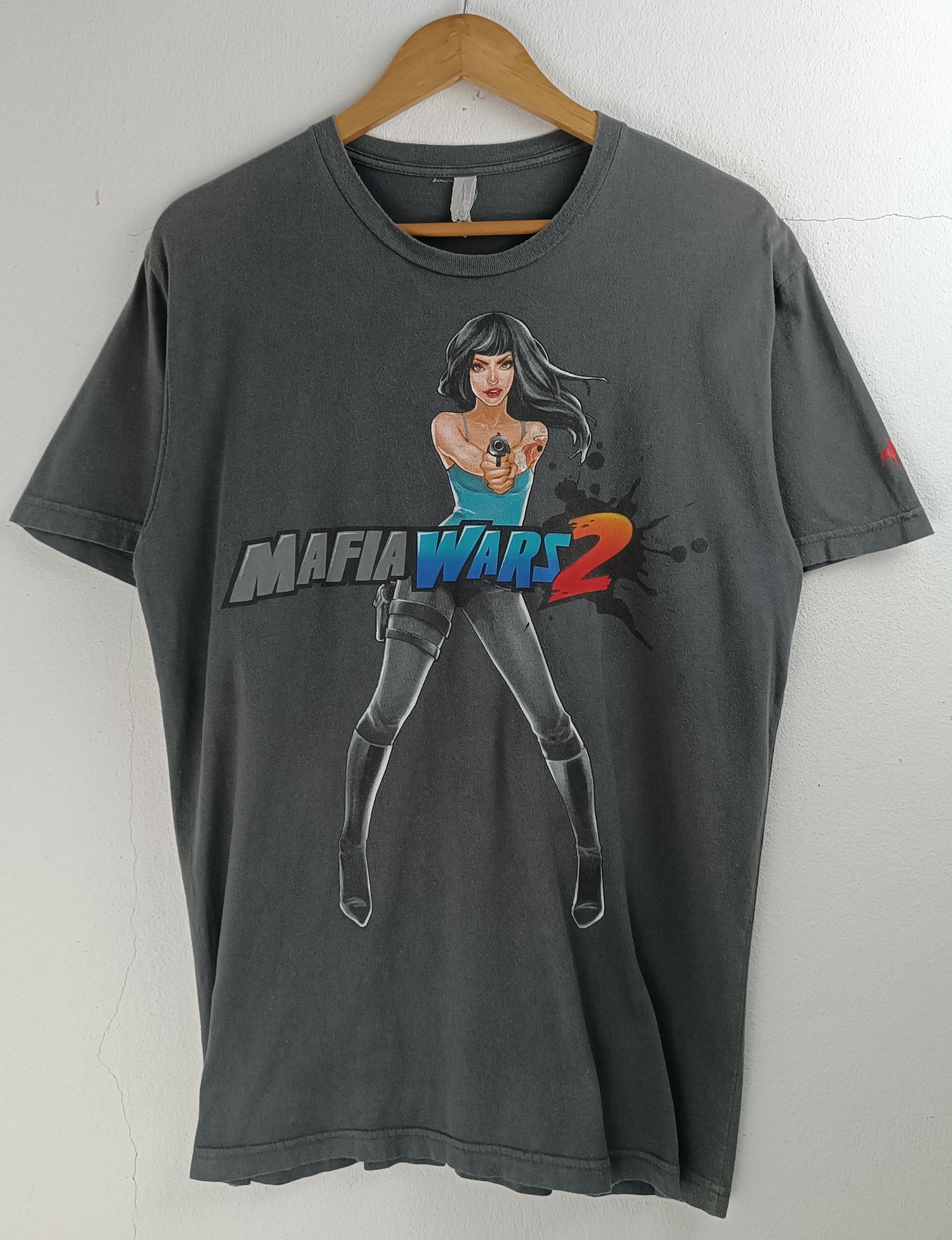 Vintage VINTAGE 2011 MAFIA WAR 2 ZYNGA POKER GAMES CALL OF DUTY Size US M / EU 48-50 / 2 - 3 Thumbnail