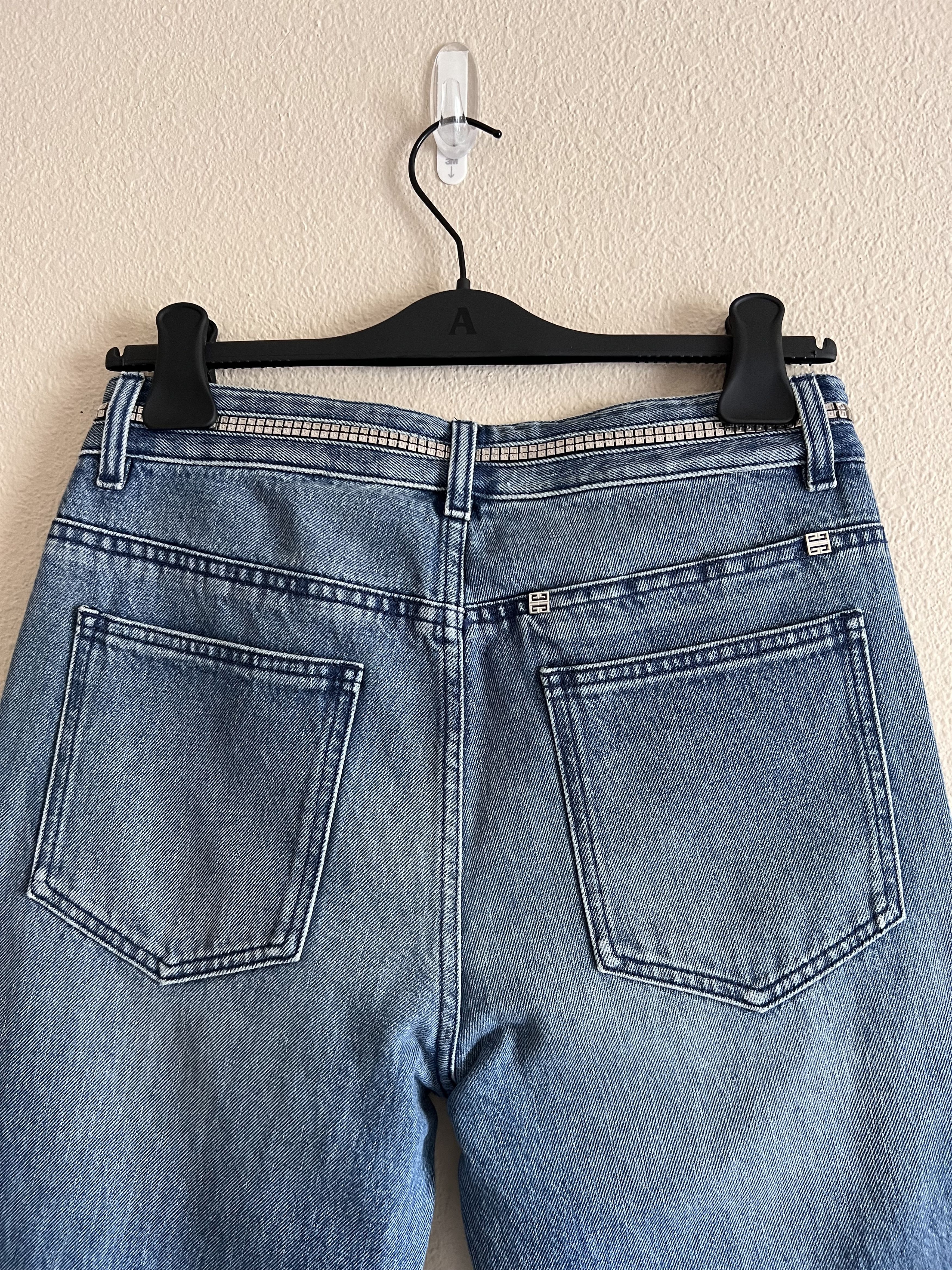 Givenchy Givenchy 4G Zipper Detail Denim Jeans Size US 30 / EU 46 - 6 Thumbnail