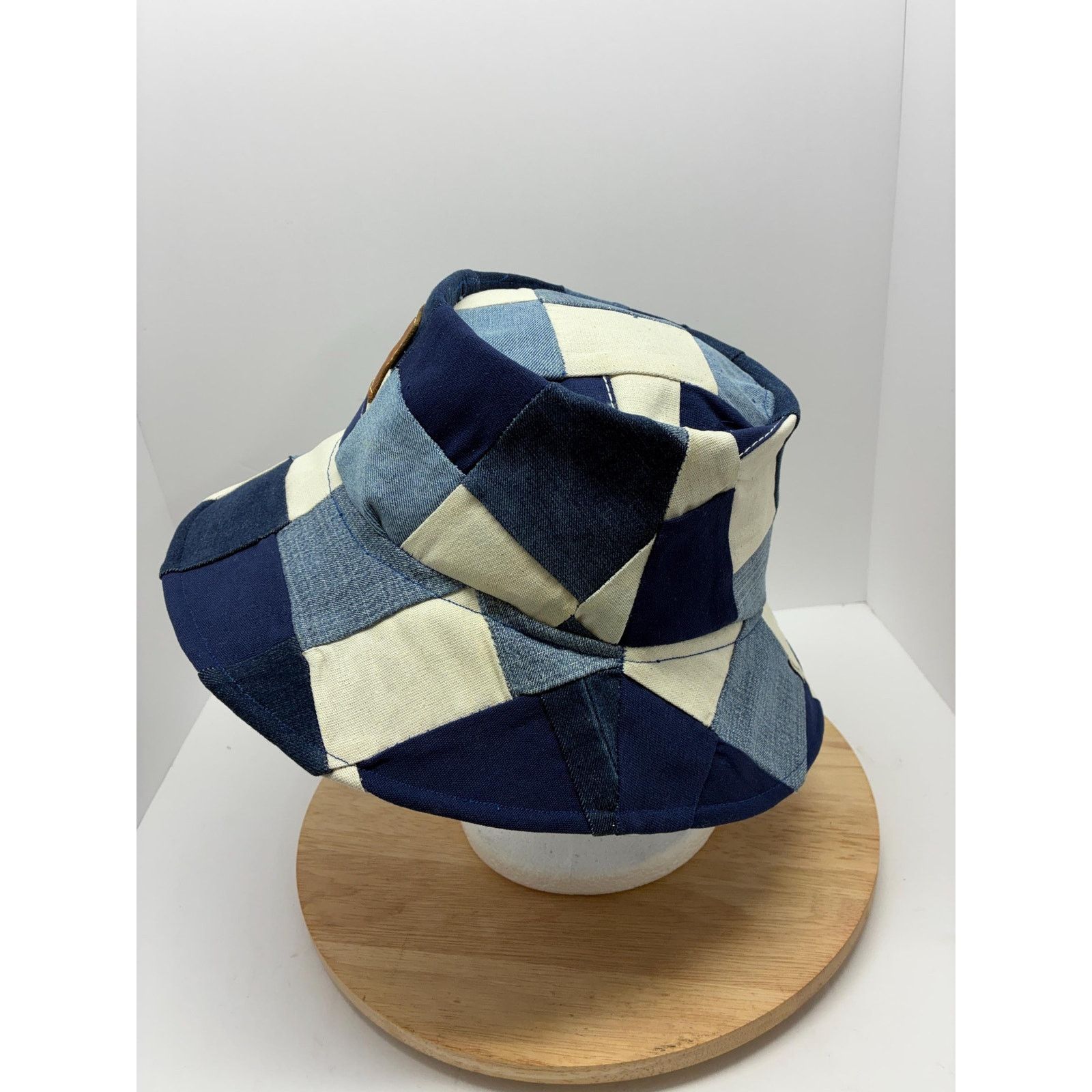 Other Upcycled Denim Patchwork Bucket Hat | Can't Top That Hat Co. Size ONE SIZE - 4 Thumbnail