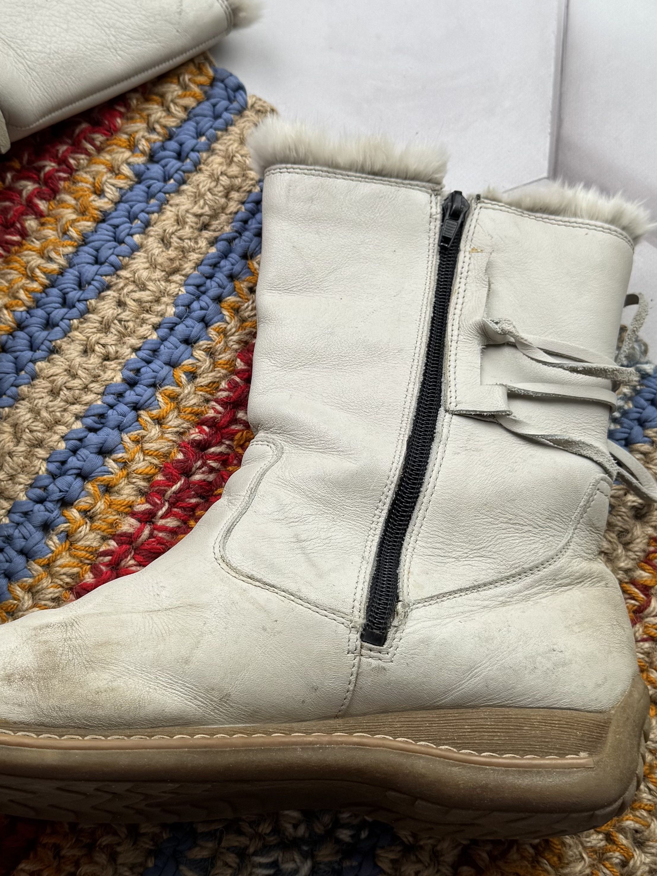 Japanese Brand Vintage Leather Boots (E4) Size US 11 / IT 41 - 6 Thumbnail