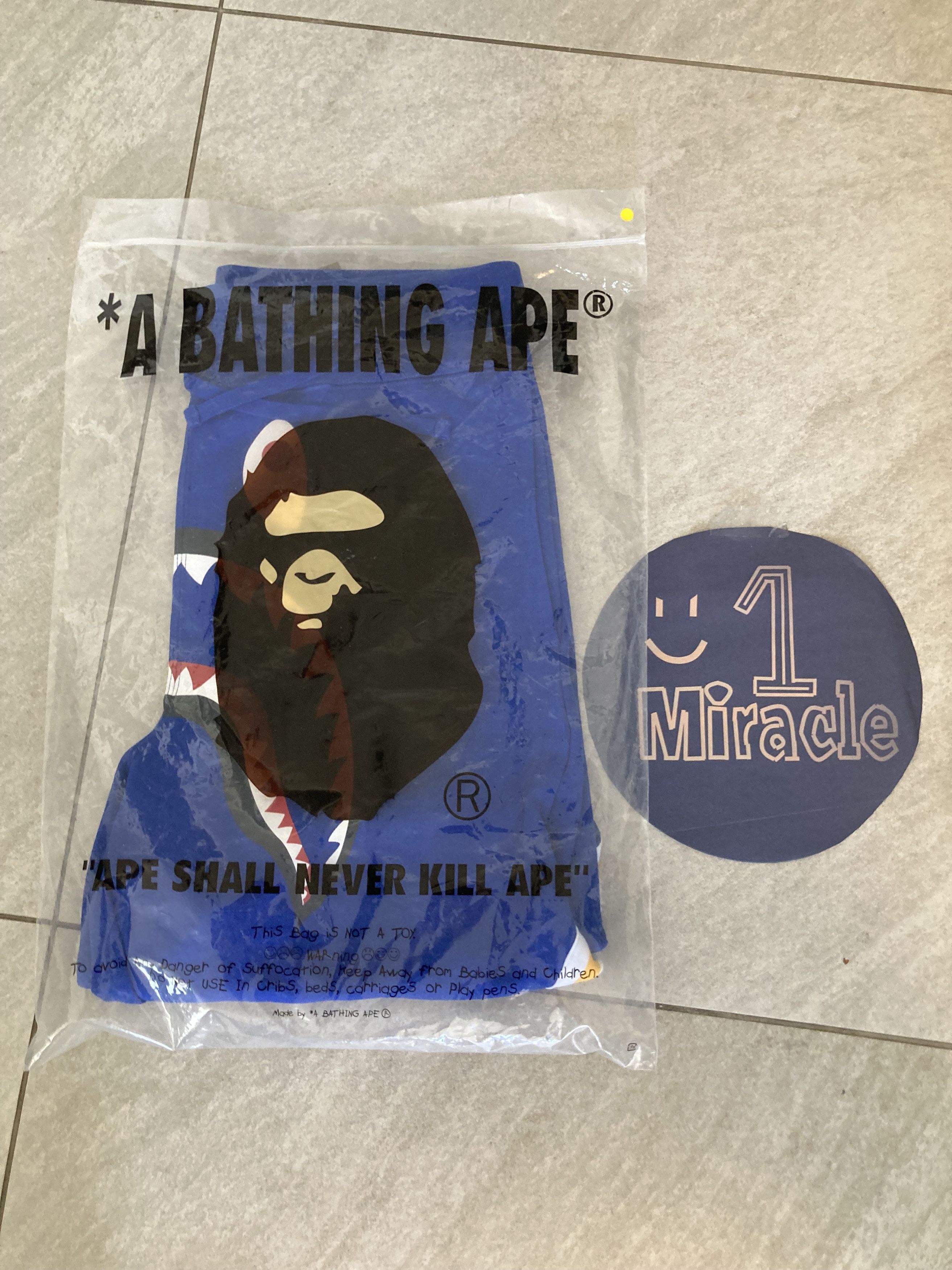 Bape Shark Sweat Shorts Size US 36 / EU 52 - 2 Thumbnail