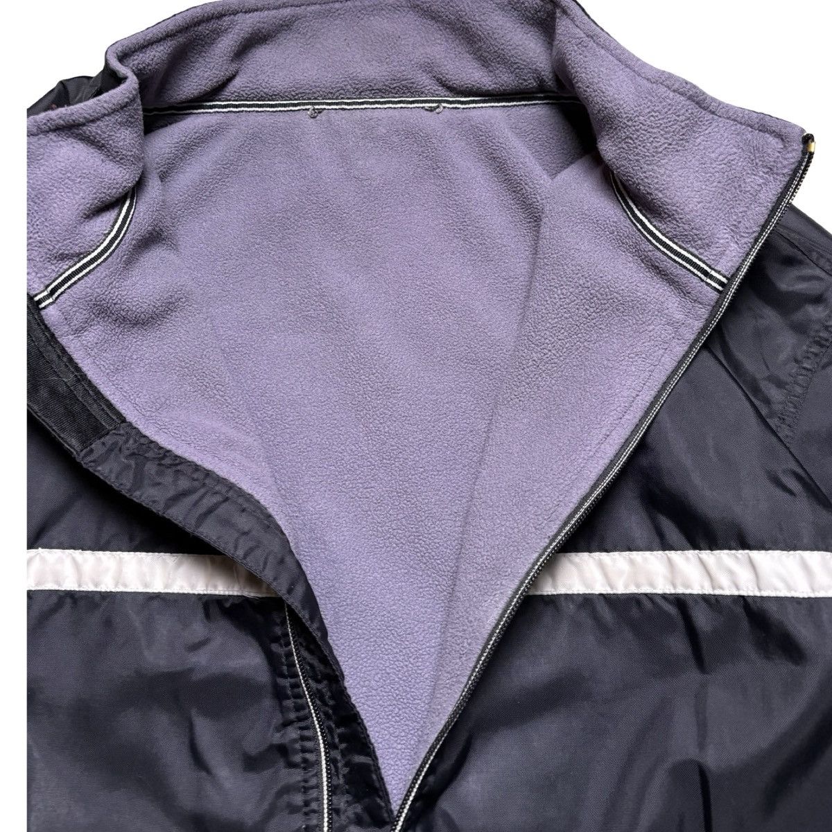 Nike Vintage Y2K Nike Black Windbreaker Jacket Distressed XL Size US XL / EU 56 / 4 - 3 Thumbnail
