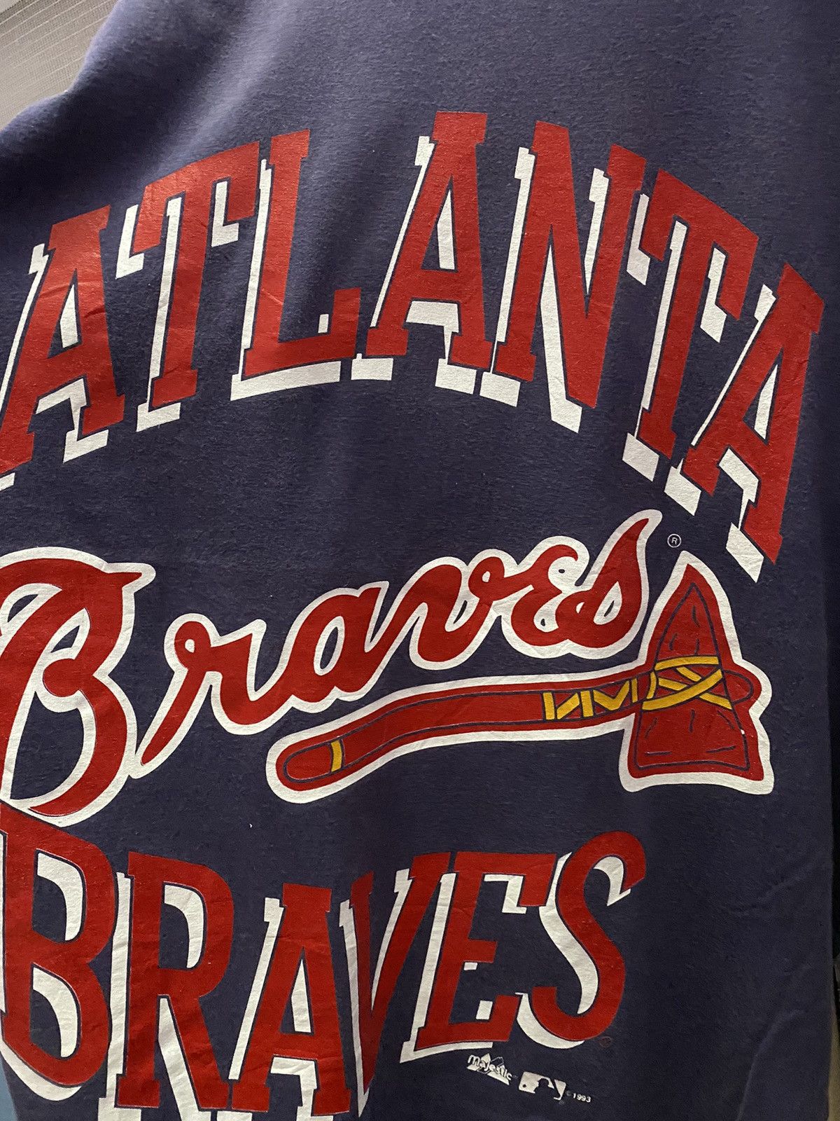 Majestic Vintage 1993 Atlanta Braves Big Scripts Size US L / EU 52-54 / 3 - 5 Thumbnail