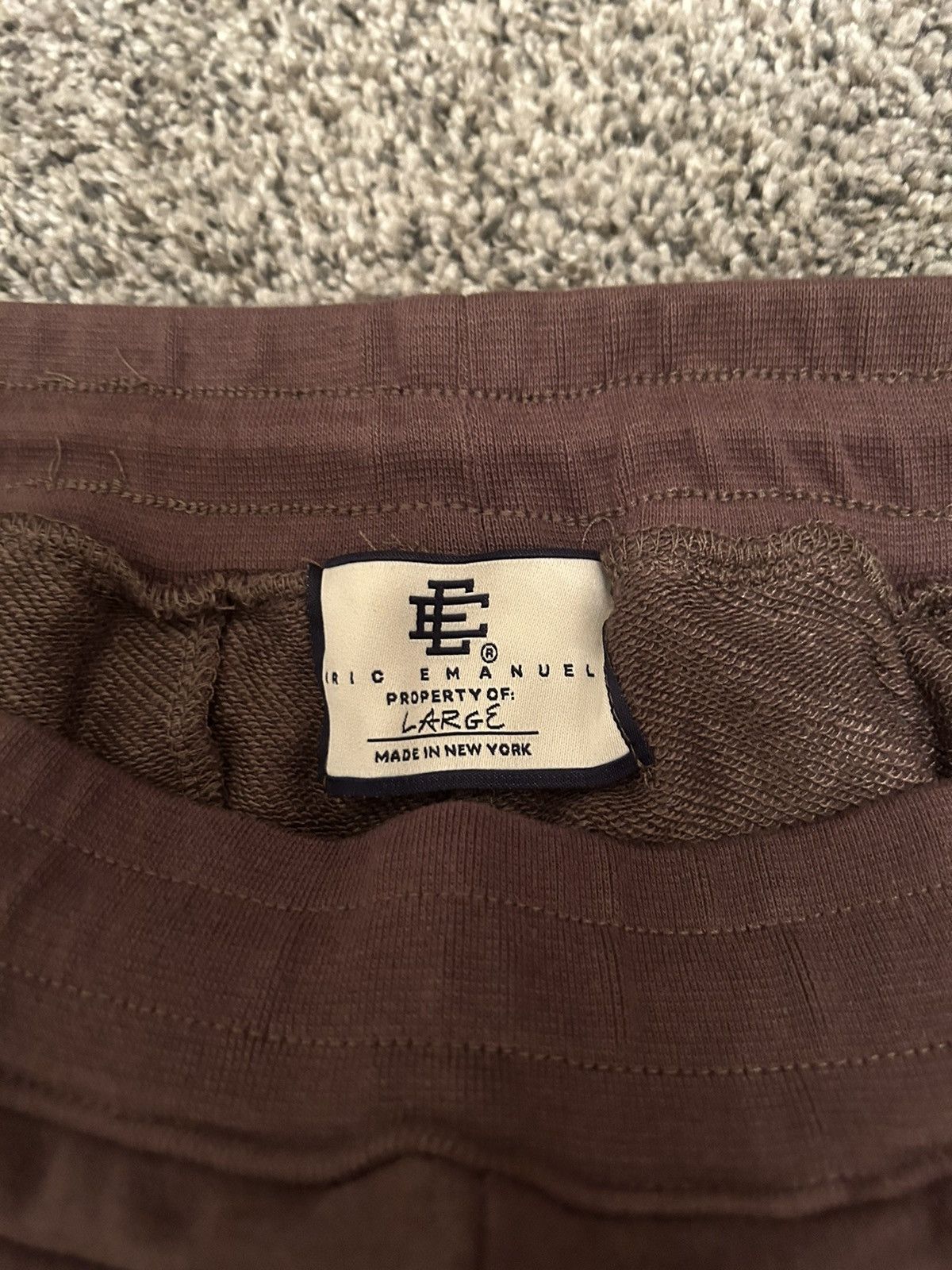 Eric Emanuel Eric Emanuel “Flame Sweatpants” brown large Size US 32 / EU 48 - 4 Thumbnail