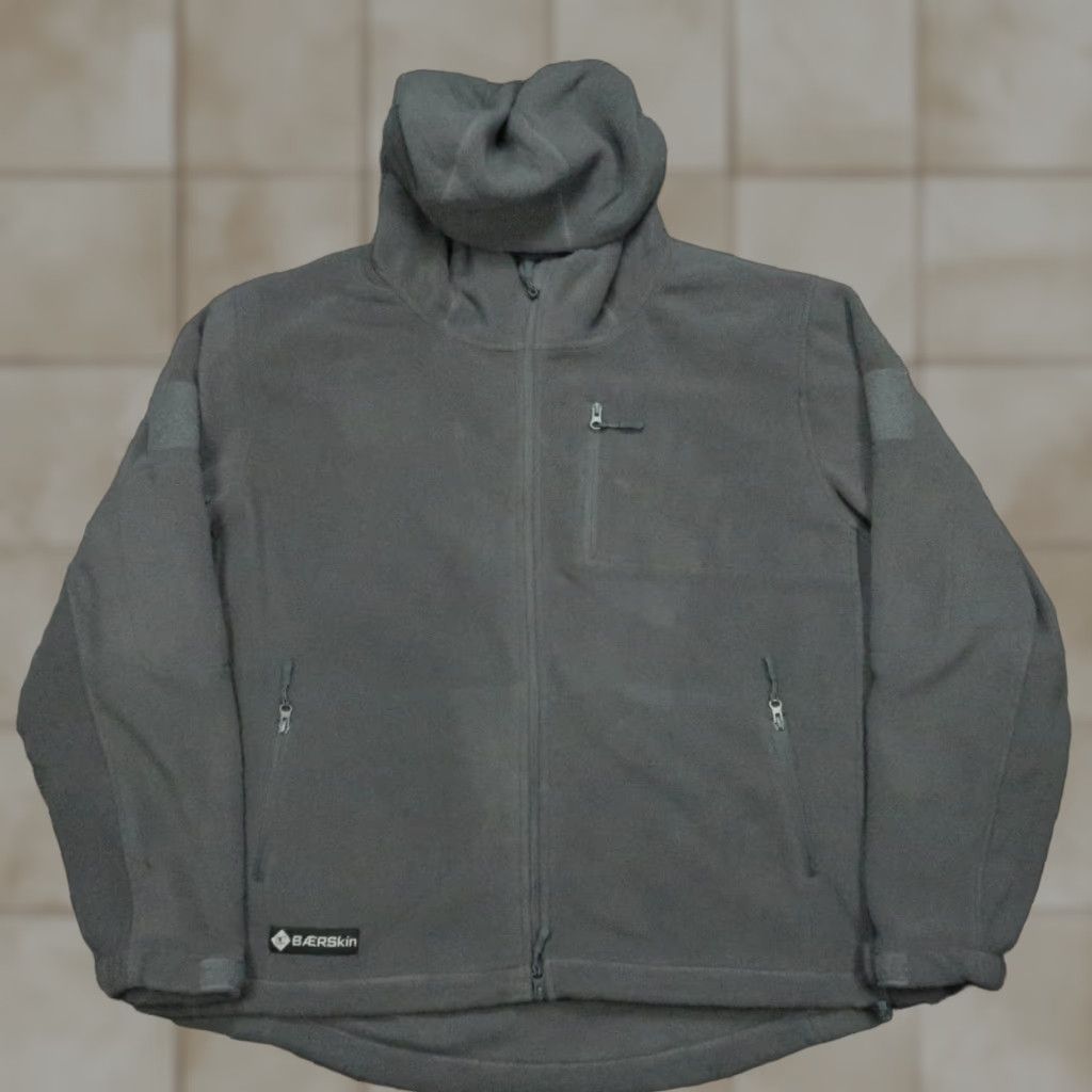 Vintage Baerskin Hoodie Mens 3XL Gray Full Zip Pockets Version V1 Outdoors Tactical Size US XXL / EU 58 / 5 - 1 Thumbnail