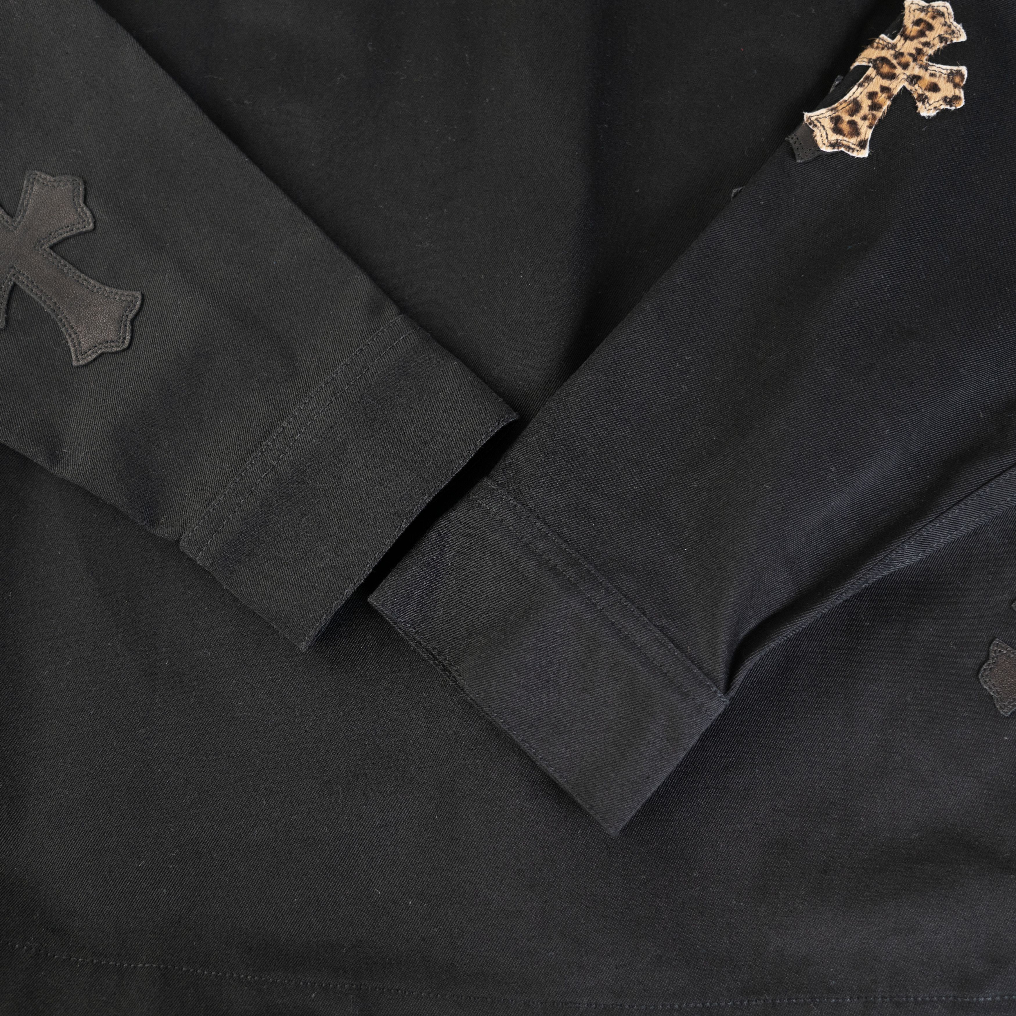 Chrome Hearts Chrome Hearts Work Dog Black Leather Leopard 20 Patches Size US M / EU 48-50 / 2 - 7 Thumbnail