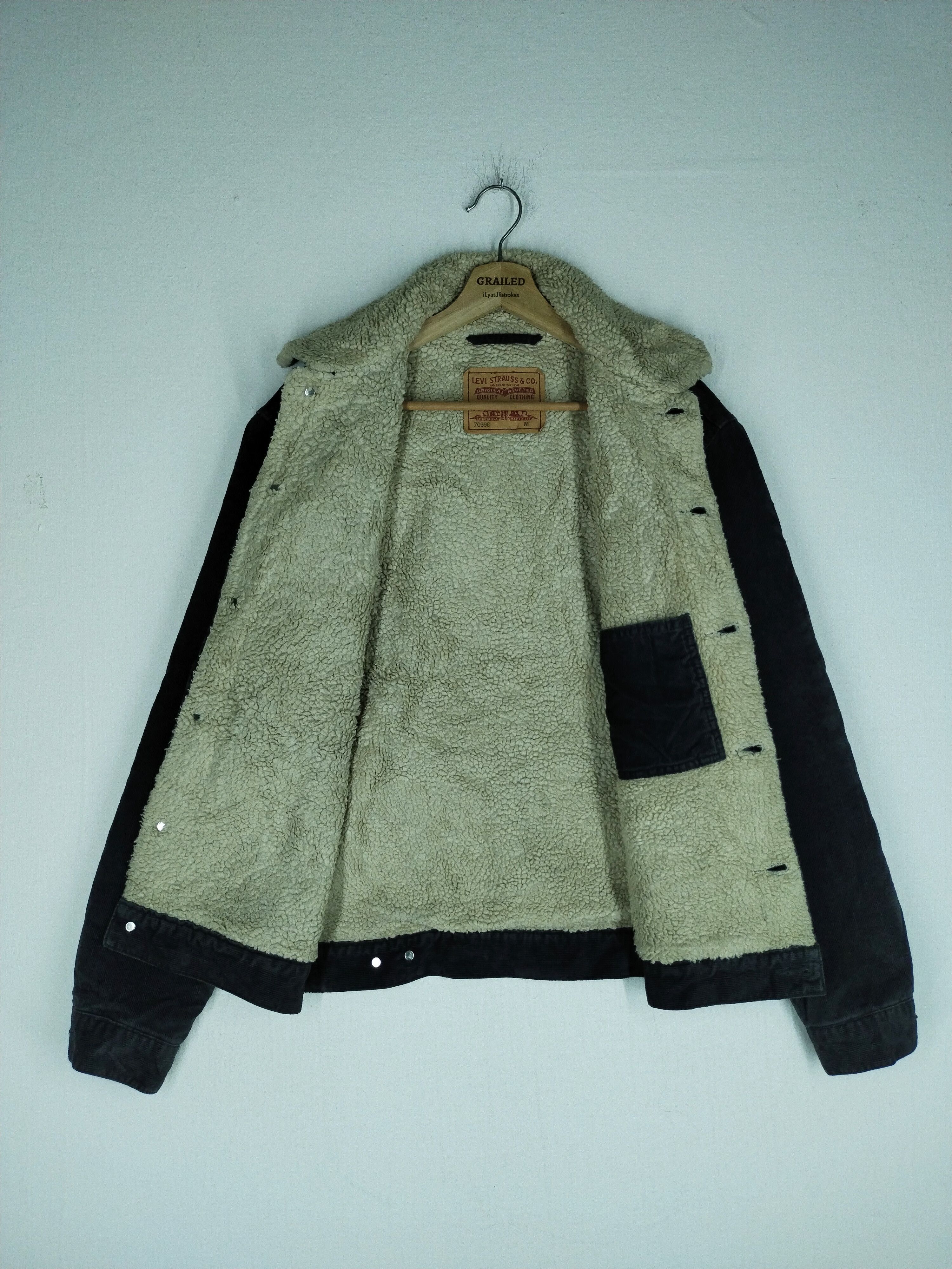 If Six Was Nine × Levi's × Levi's Vintage Clothing Vtg Levi's Sherpa Jacket Size US M / EU 48-50 / 2 - 6 Thumbnail