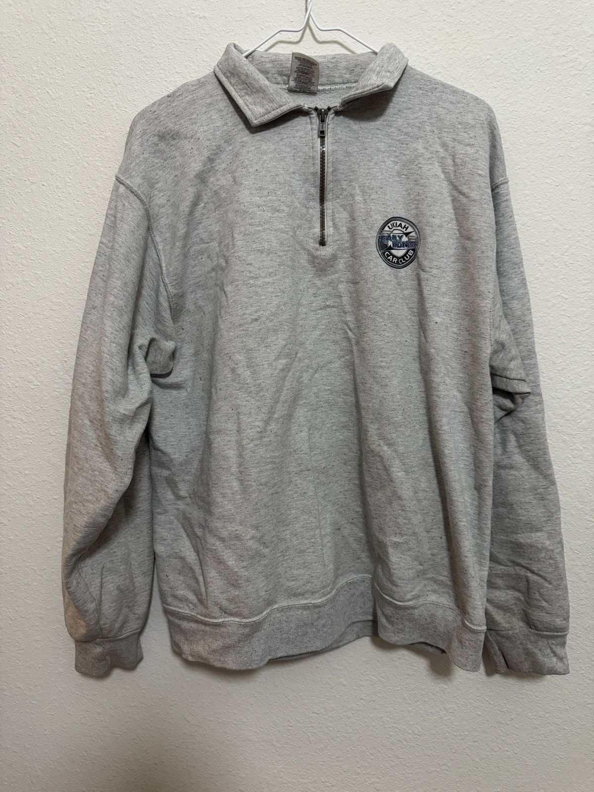Jerzees Vintage Car Club Quarter Zip Size L / US 10 / IT 46 - 1 Thumbnail