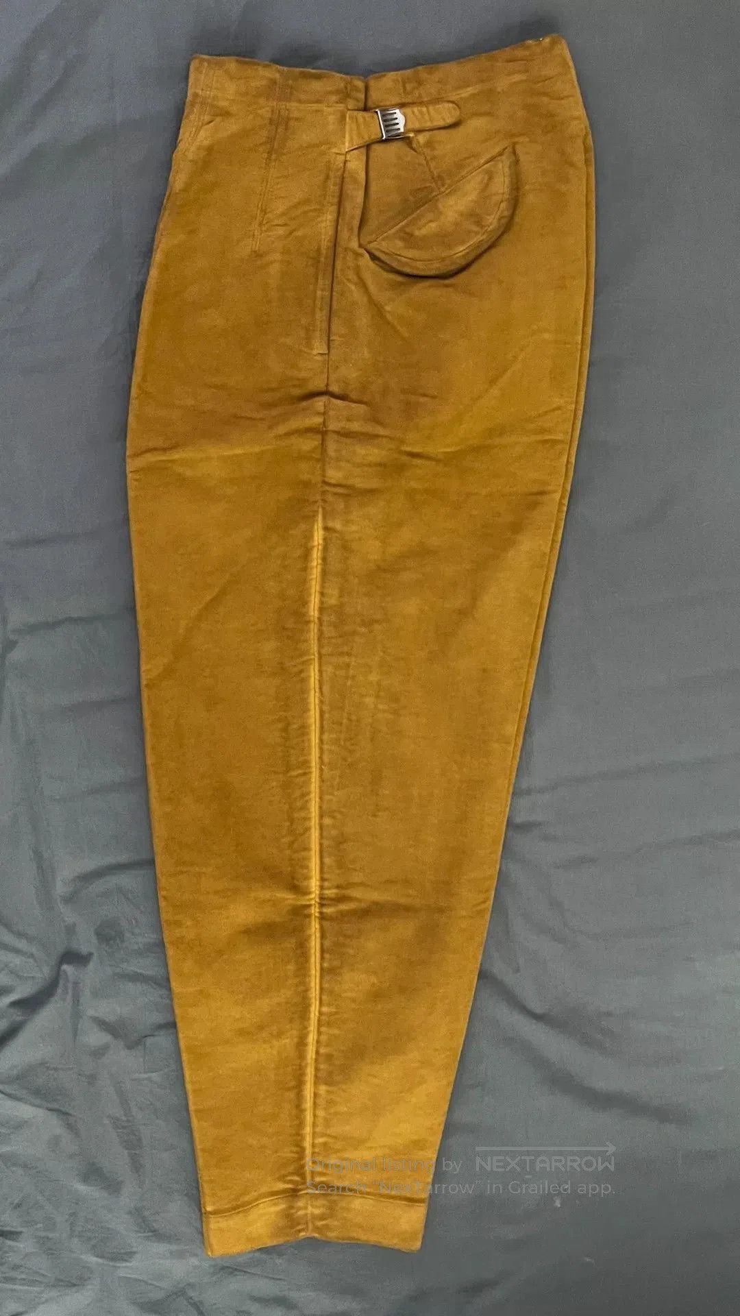 Other Brown Suede Casual Pants Size 34. Size US 34 / EU 50 - 6 Thumbnail