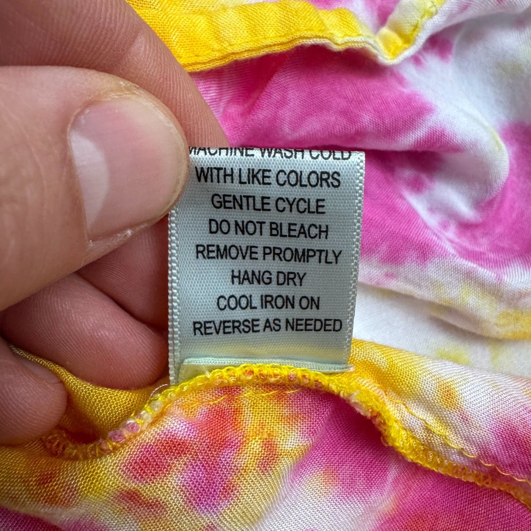 Bell Unbranded Blouse Women 2X Multicolor Tie-Dye Off the Shoulder Bell Sleeve Rayon Tunic Beach Colorful Womens Size XXL / US 16-18 / IT 52-54 - 5 Thumbnail