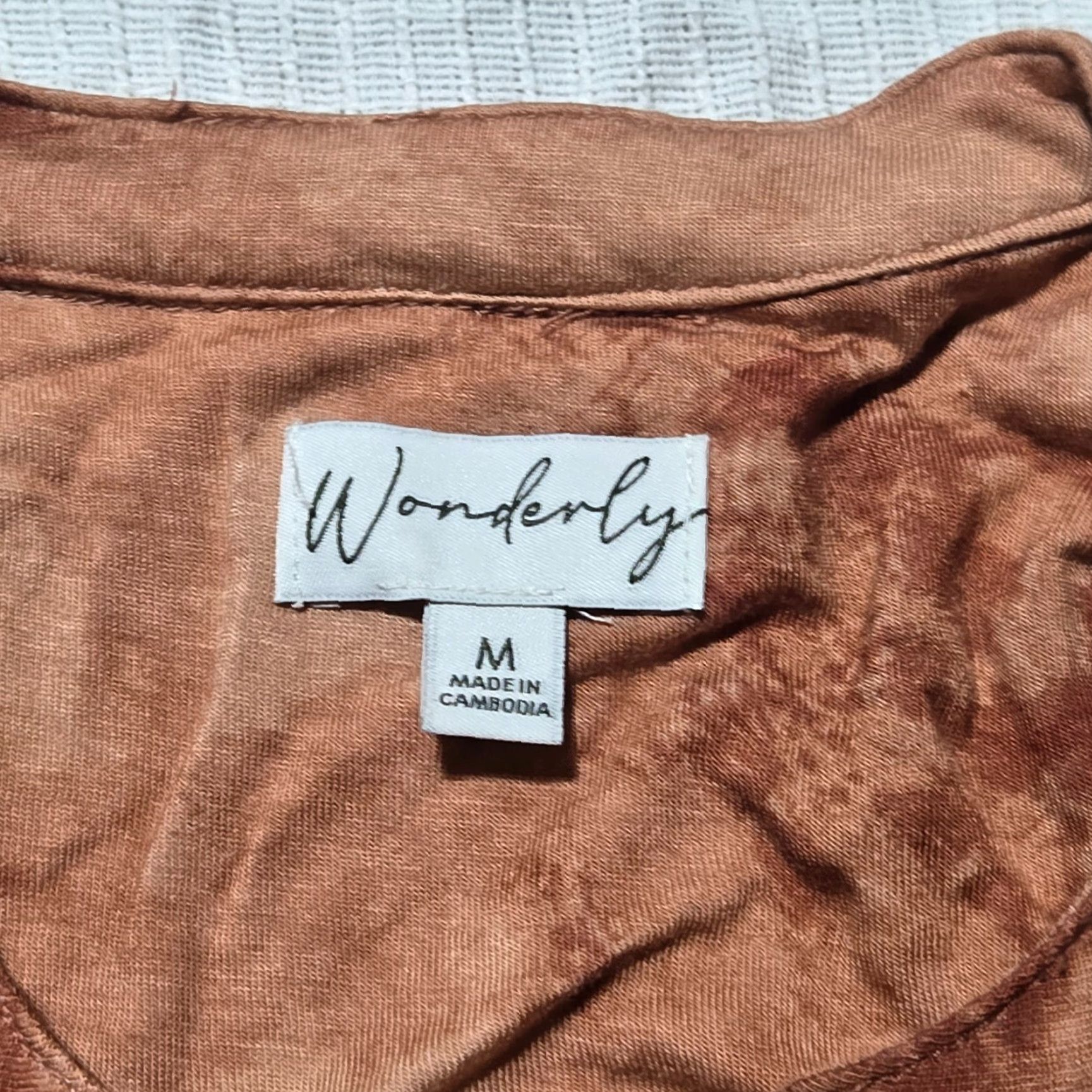 Vintage VINTAGE Wonderfly Orange Long Sleeve Shirt Adult Women M Medium Scoop Neck Knit Tunic Blouse 80s 90s Womens Size M / US 6-8 / IT 42-44 - 3 Thumbnail