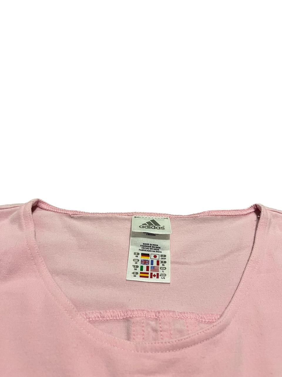 Adidas × Vintage Vintage 90s Pink Adidas Tank Top Size L / US 10 / IT 46 - 5 Thumbnail