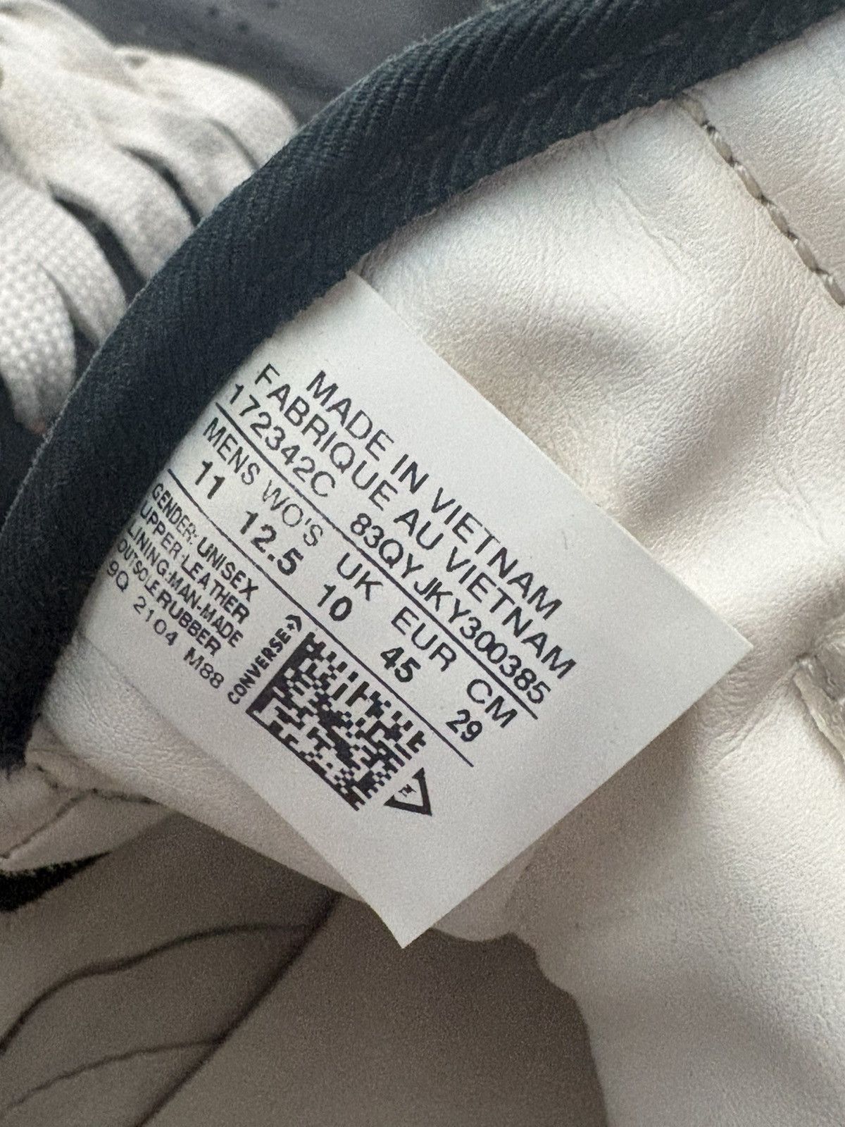 Rick Owens Rick Owen Converse collab Size US 11 / EU 44 - 6 Thumbnail