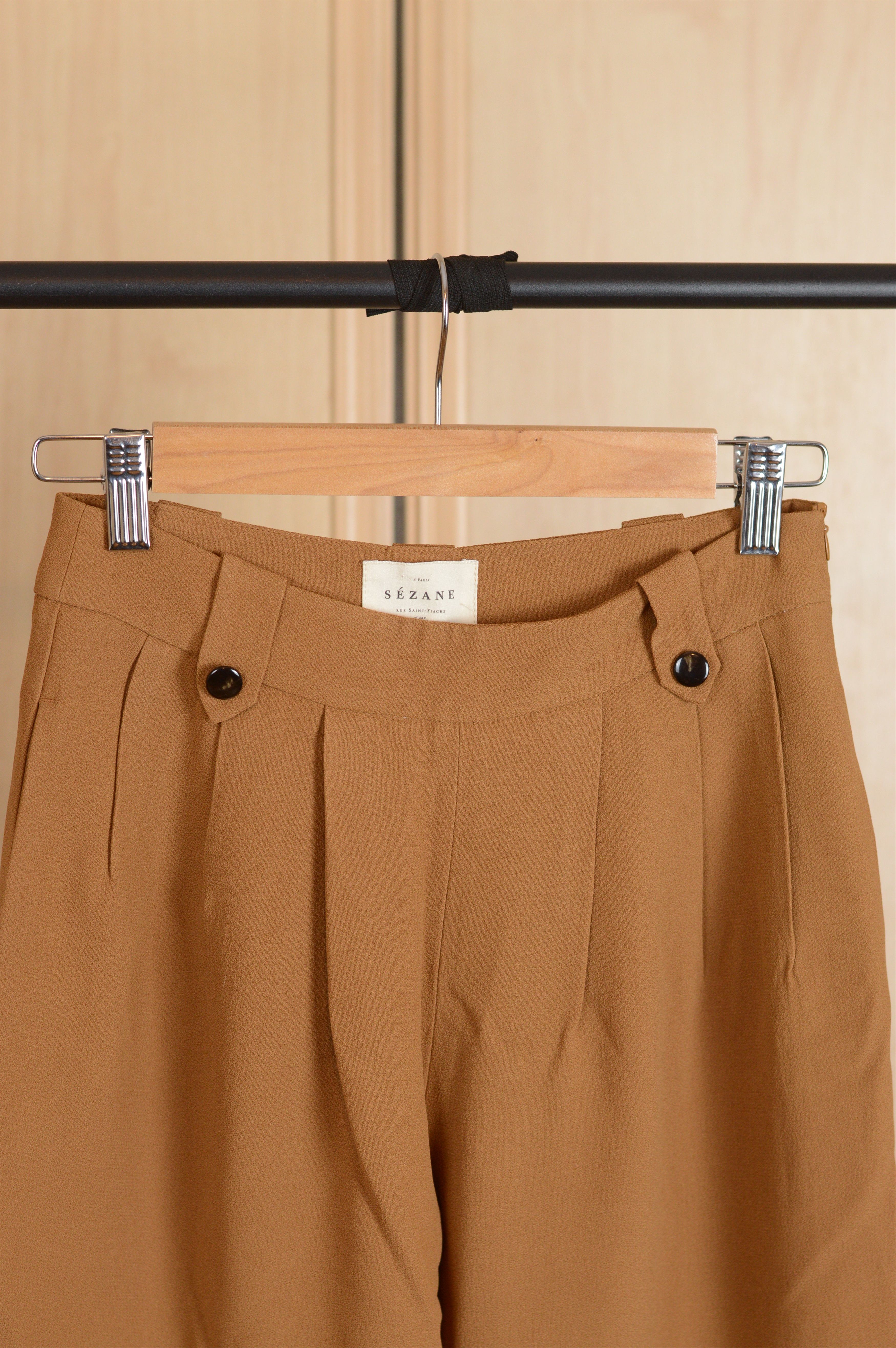 Sezane Sezane Wide Leg Trousers Size 25" / US 0 / IT 36 - 2 Thumbnail