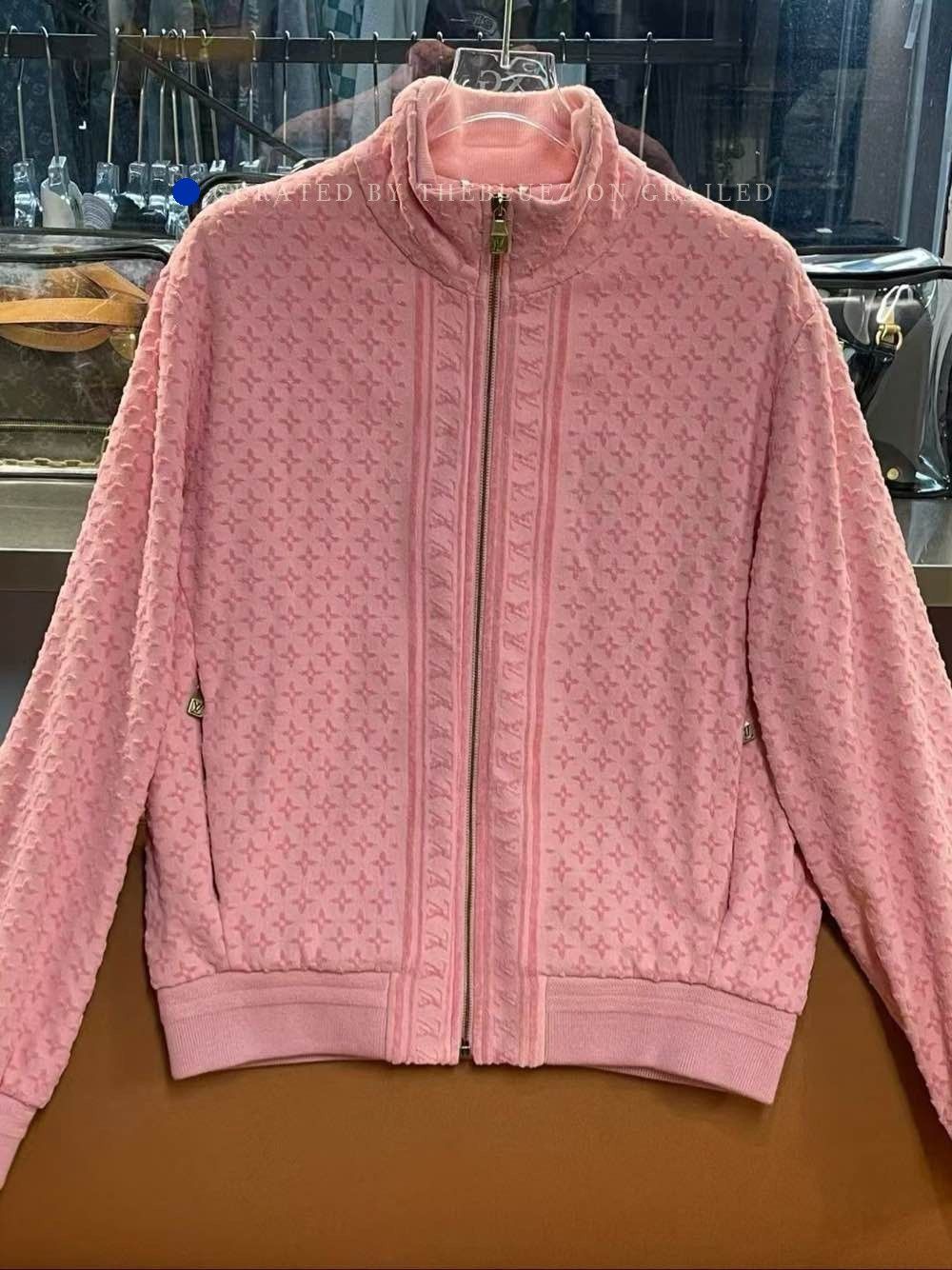 Louis Vuitton Pink Monogram Zip Jacket in Size M Size US M / EU 48-50 / 2 - 1 Thumbnail
