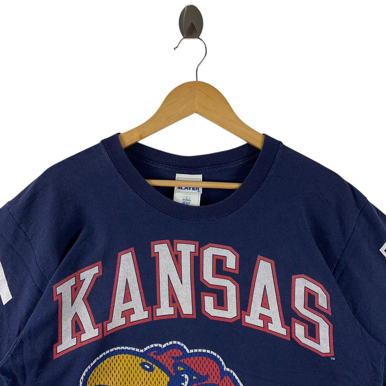 Vintage Vintage KANSAS JAYHAWKS University Big logo tee Size US L / EU 52-54 / 3 - 2 Thumbnail