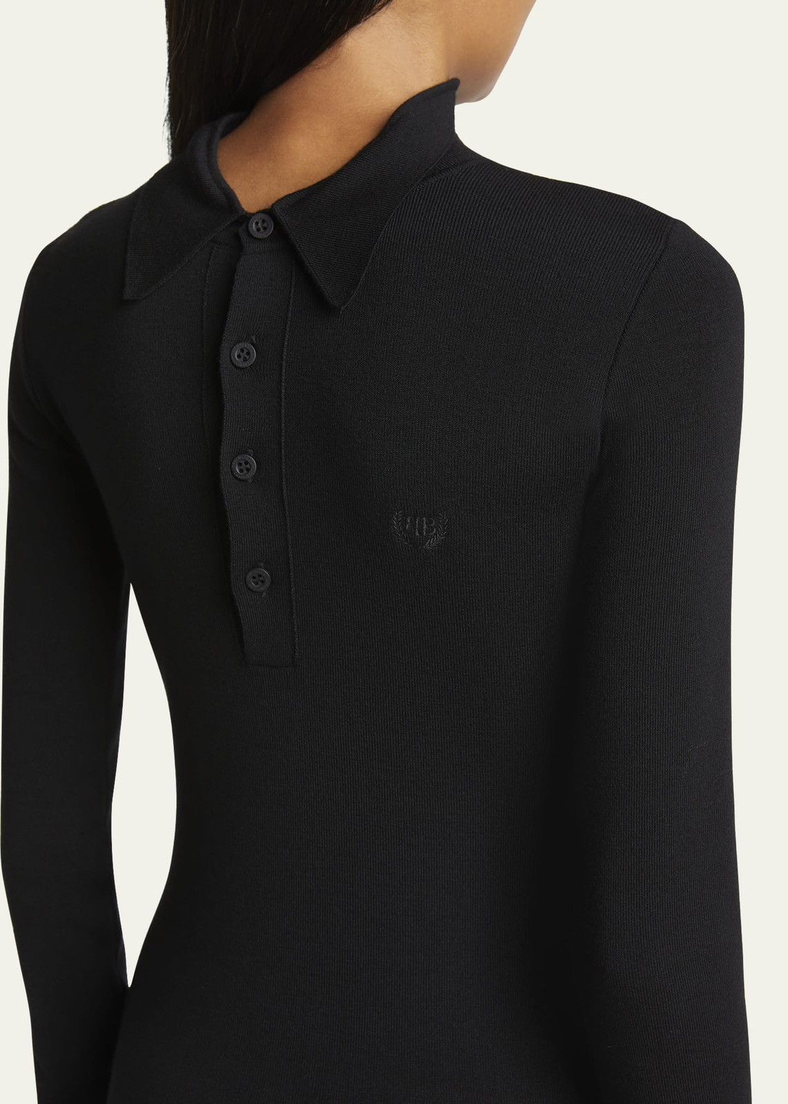 Balenciaga (SAMPLE) Balenciaga 25Summer Reverse Polo Knit Size US M / EU 48-50 / 2 - 7 Thumbnail