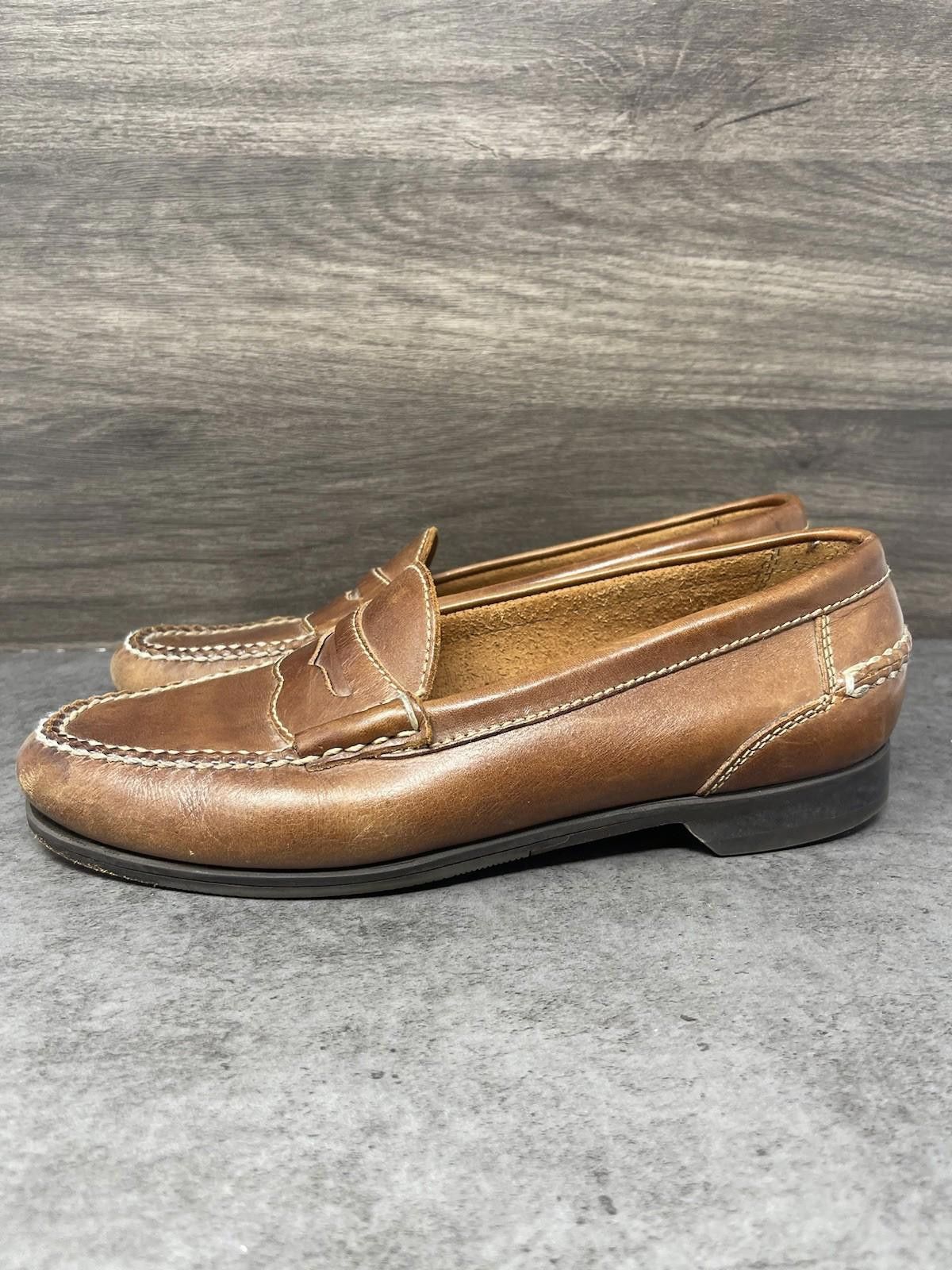 Johnston & Murphy Johnston Murphy Shoes Mens Size 10.5 Brown Leather loafers Size US 10.5 / EU 43-44 - 1 Thumbnail