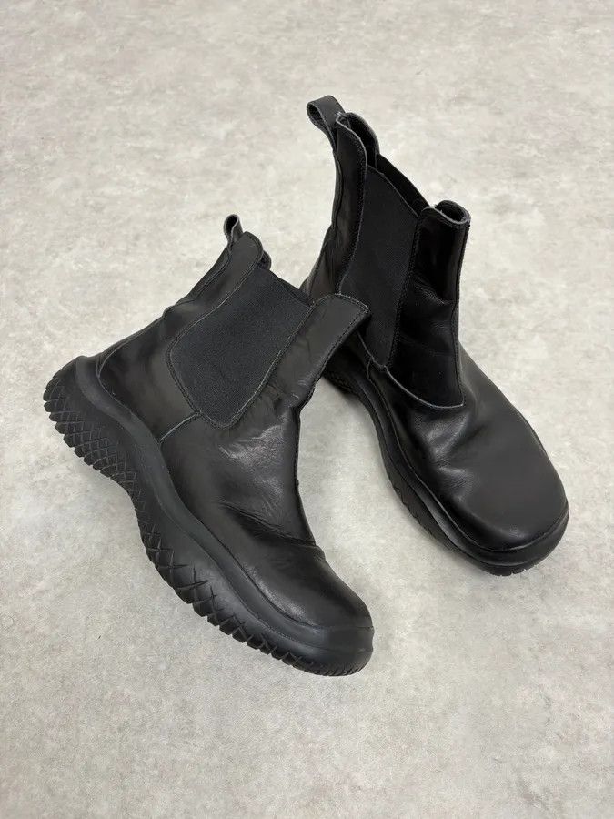 Prada AW1999 Prada Black Leather Vibram Ankle Boots Size US 5.5 / IT 35.5 - 5 Thumbnail