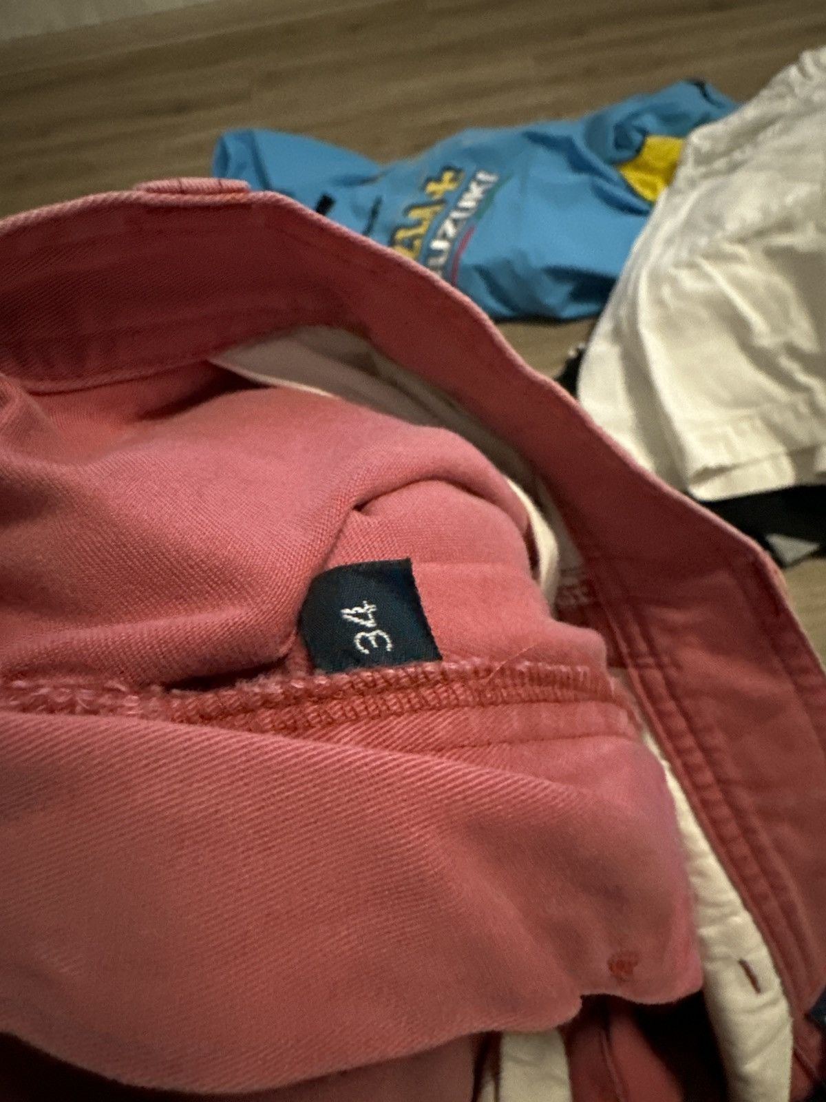 Vintage Vintage Polo Ralph Lauren Pink Cargo Shorts Size US 34 / EU 50 - 6 Thumbnail