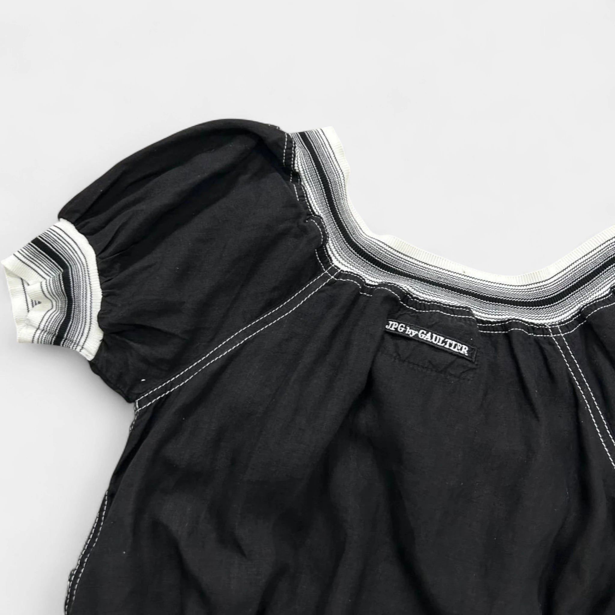 Jean Paul Gaultier Jean Paul Gaultier 90's Classique Zip-Up Puff Sleeve Top Size XS / US 0-2 / IT 36-38 - 5 Thumbnail