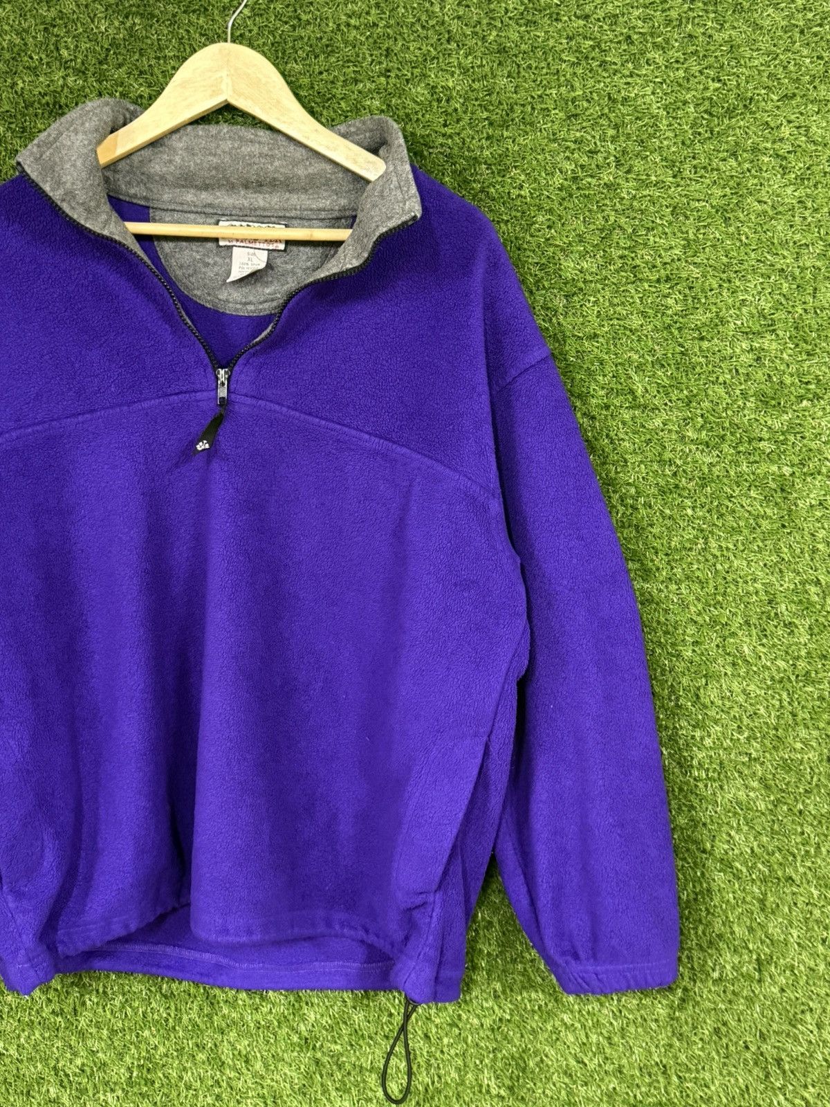 Vintage Vintage Alpine Purple Zip Hiking Tech Fleece Pull Over XL Size US XL / EU 56 / 4 - 2 Thumbnail