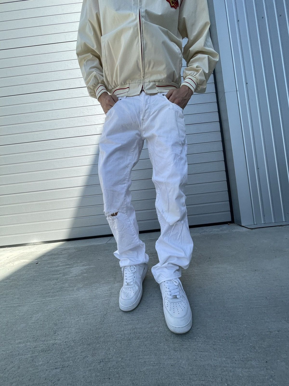 G-Star × Vintage Vintage G Star Raw jeans distressed denim buggy fit Size US 33 - 1 Thumbnail