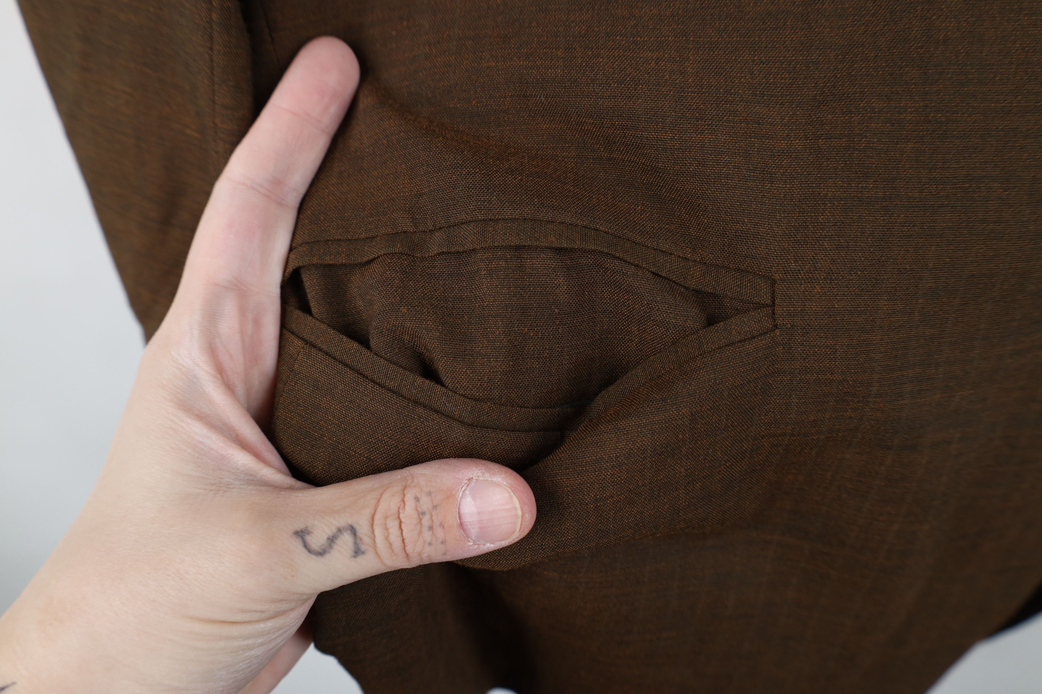 Vintage Vintage 50s Rockabilly Gabardine 2 Button Suit Coat Jacket Size US L / EU 52-54 / 3 - 7 Thumbnail