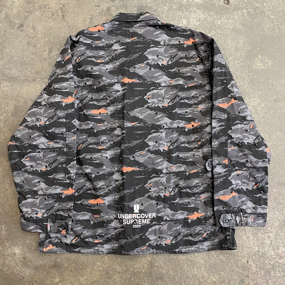 Jun Takahashi × Supreme × Undercover Supreme Undercover Studded Button Up Shirt Size US L / EU 52-54 / 3 - 2 Thumbnail