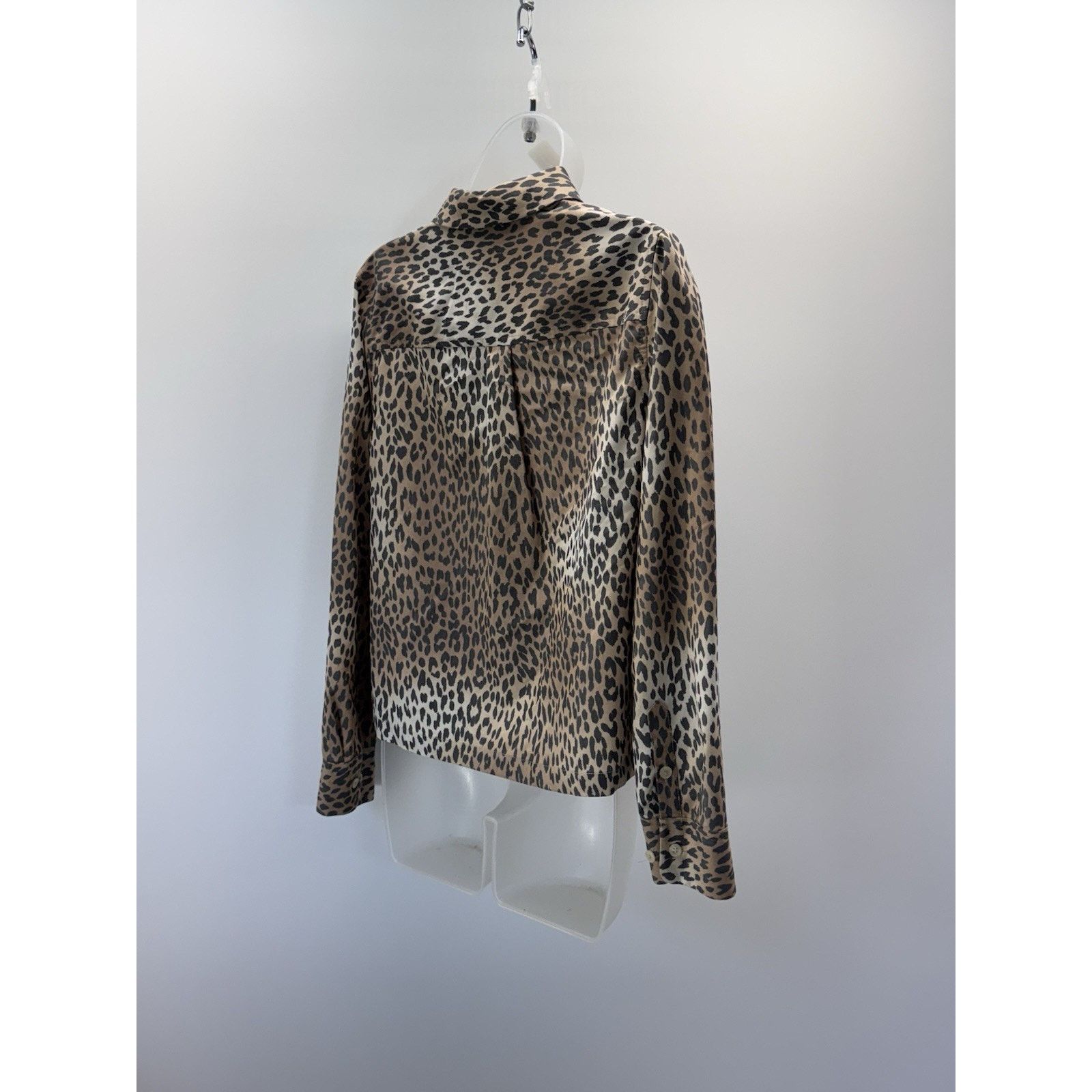 Chicos Chico's Button-Down Tunic Animal Print Pockets Women’s 0 Size S / US 4 / IT 40 - 2 Thumbnail