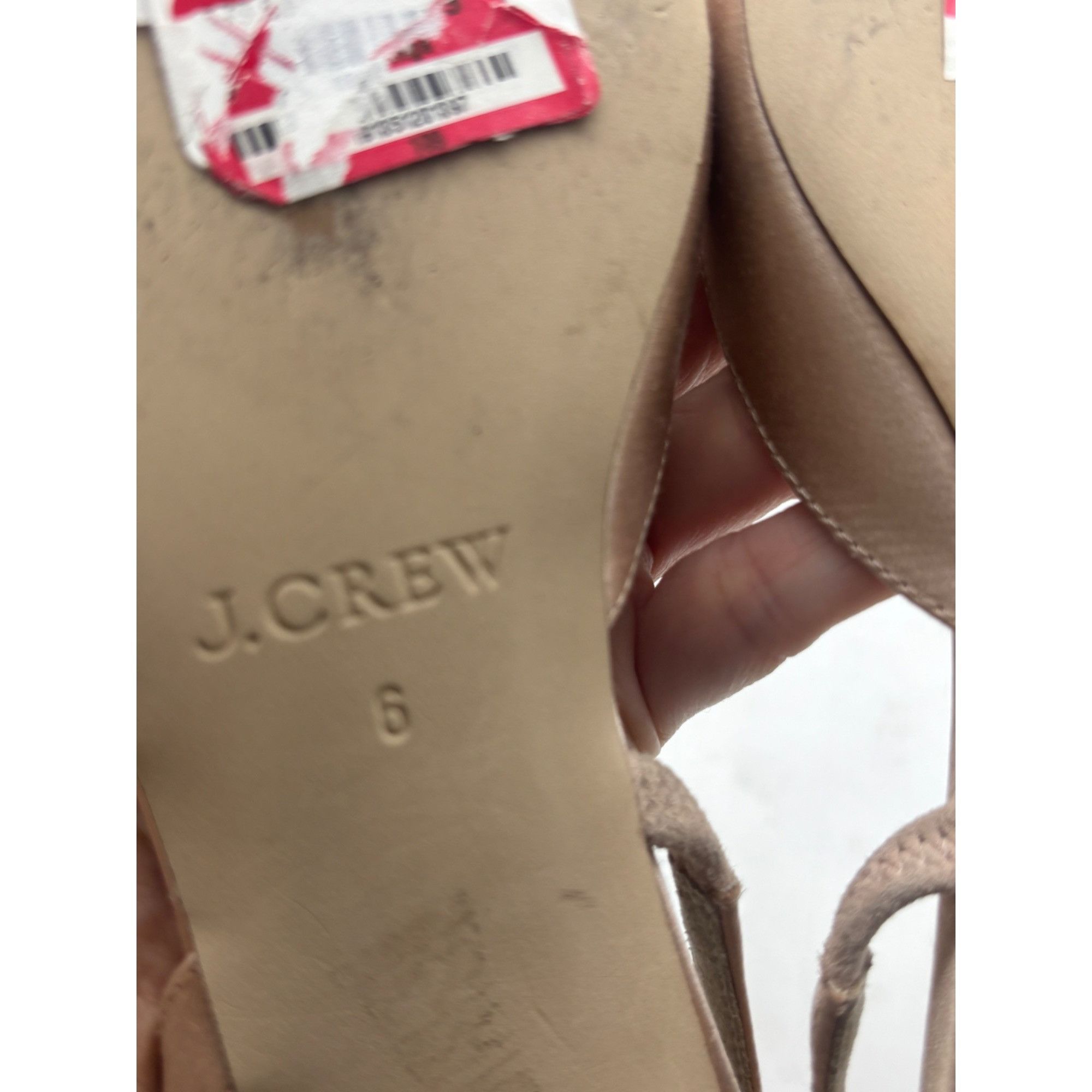 J.Crew J. Crew Women’s Embllished Satin Slingback Flats, Pink Blush Size US 6 / IT 36 - 6 Thumbnail