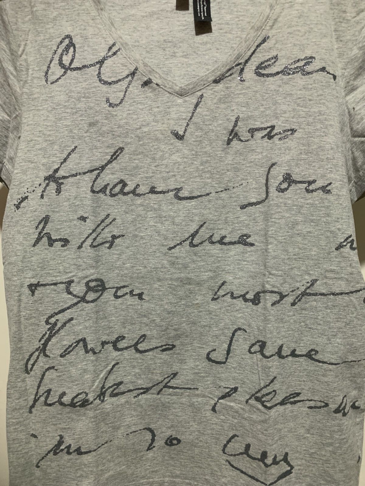 If Six Was Nine Japanese Vivien Leight letter poem tee Size US L / EU 52-54 / 3 - 5 Thumbnail