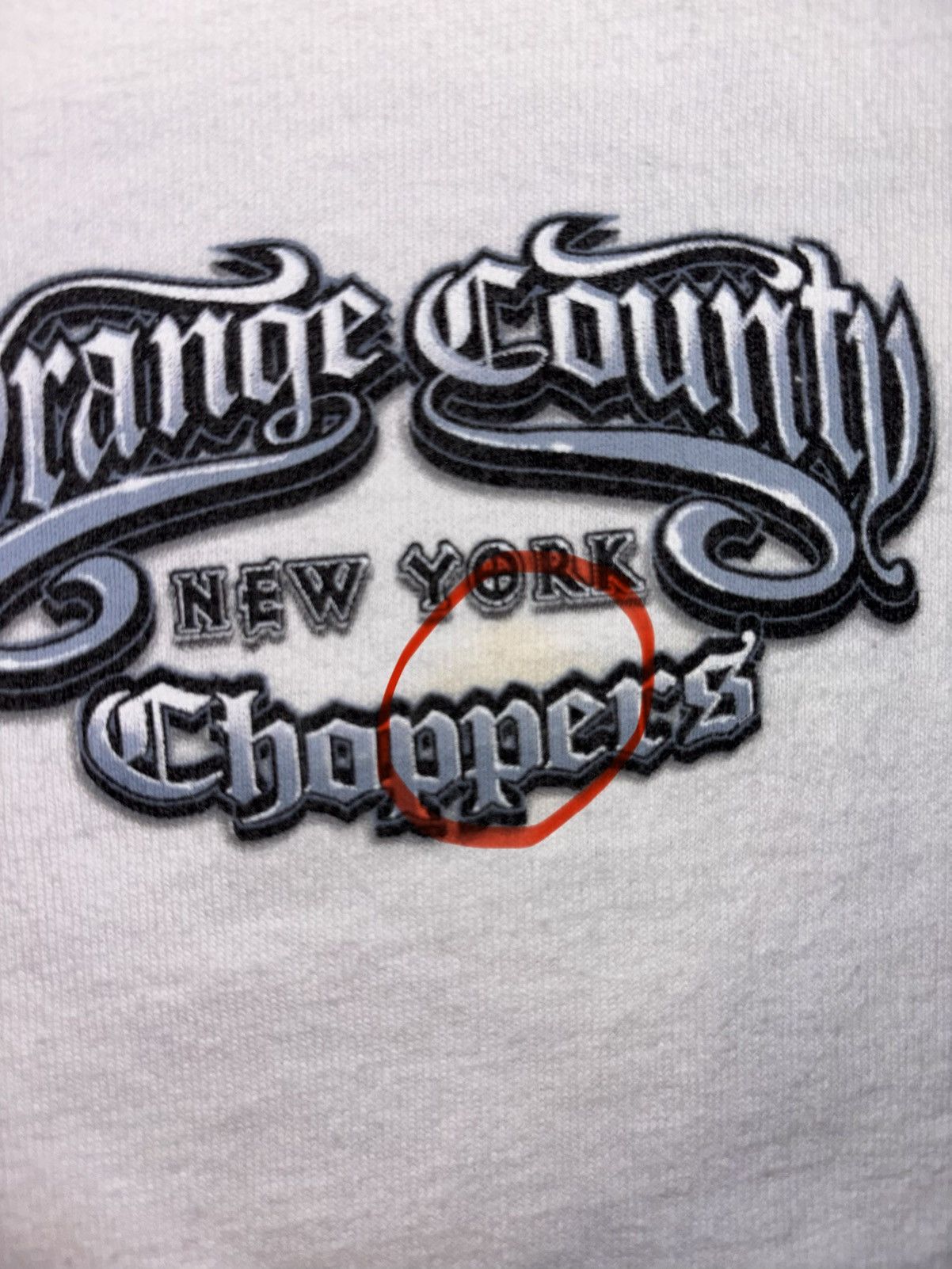 West Coast Choppers Vtg Orange County Choppers New York Y2K Shield Logo Sz XXL Size US XXL / EU 58 / 5 - 4 Thumbnail