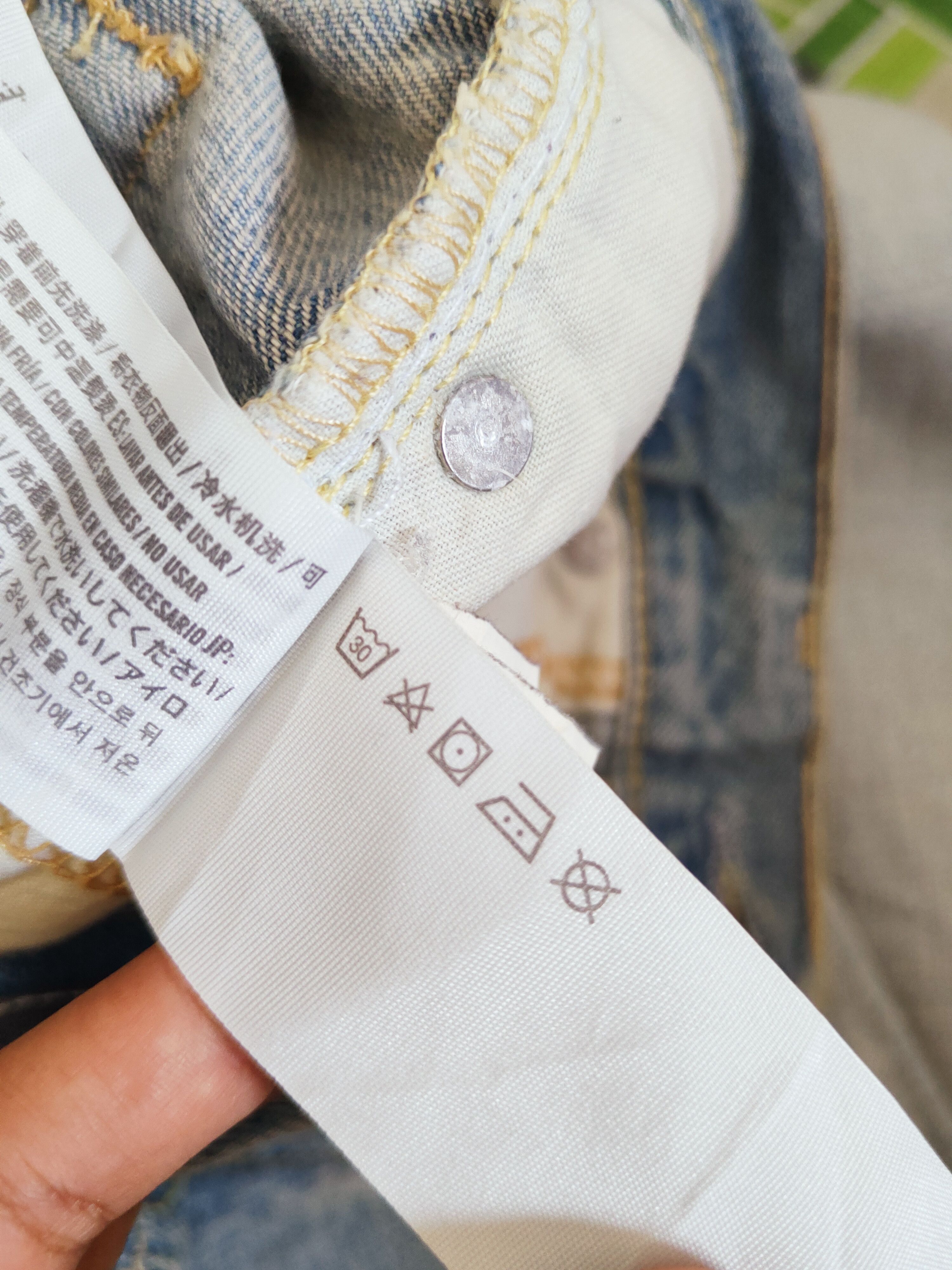 Hollister Hollister Blue Distressed Ripped Skinny Jeans #W632 Size US 34 / EU 50 - 15 Thumbnail