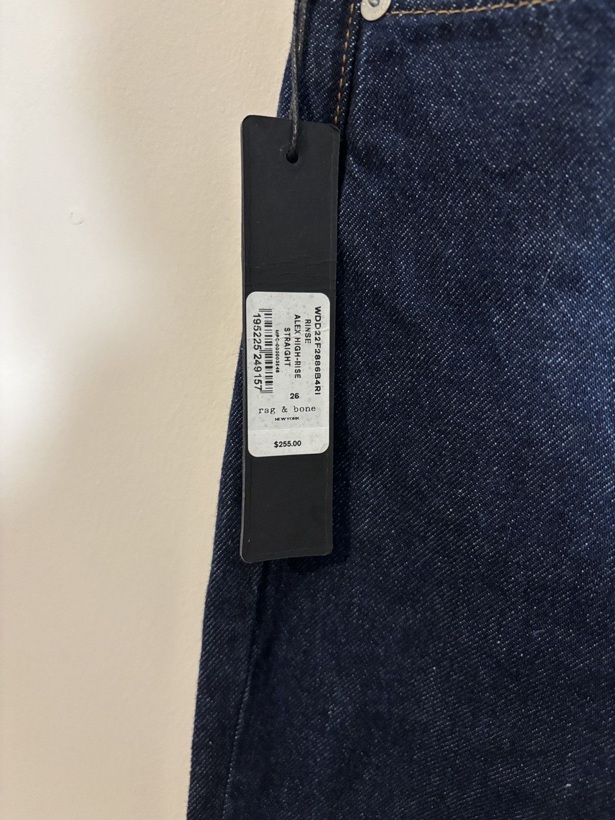 Rag & Bone Rag & Bone Alex High Rise Straight Jeans Size 26 Size 28" / US 6 / IT 42 - 3 Thumbnail