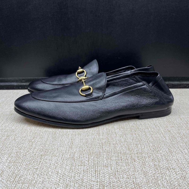 Gucci Gucci Stylish Casual Black Loafers 0079 Size US 9.5 / EU 42-43 - 1 Thumbnail