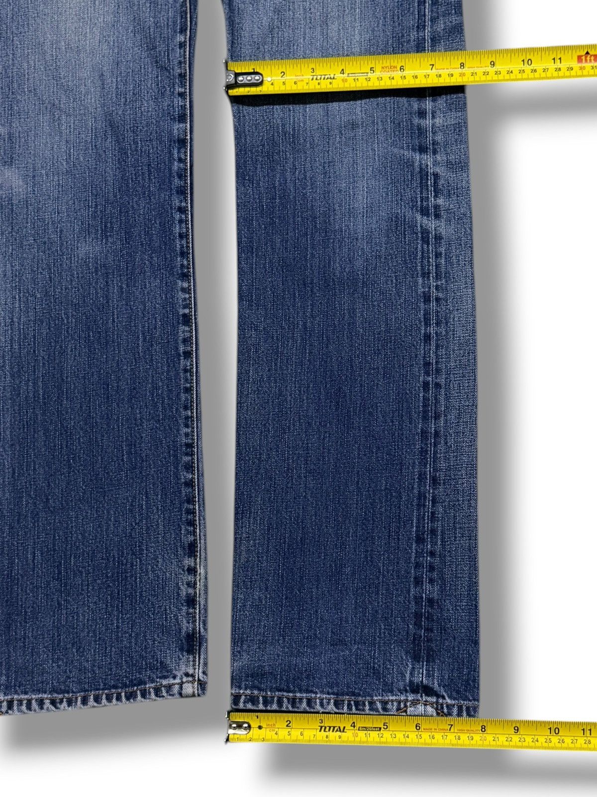 Japanese Brand Vintage Flash Report Selvedge Denim Jeans | Vintage Fade W31 Size US 31 - 20 Thumbnail