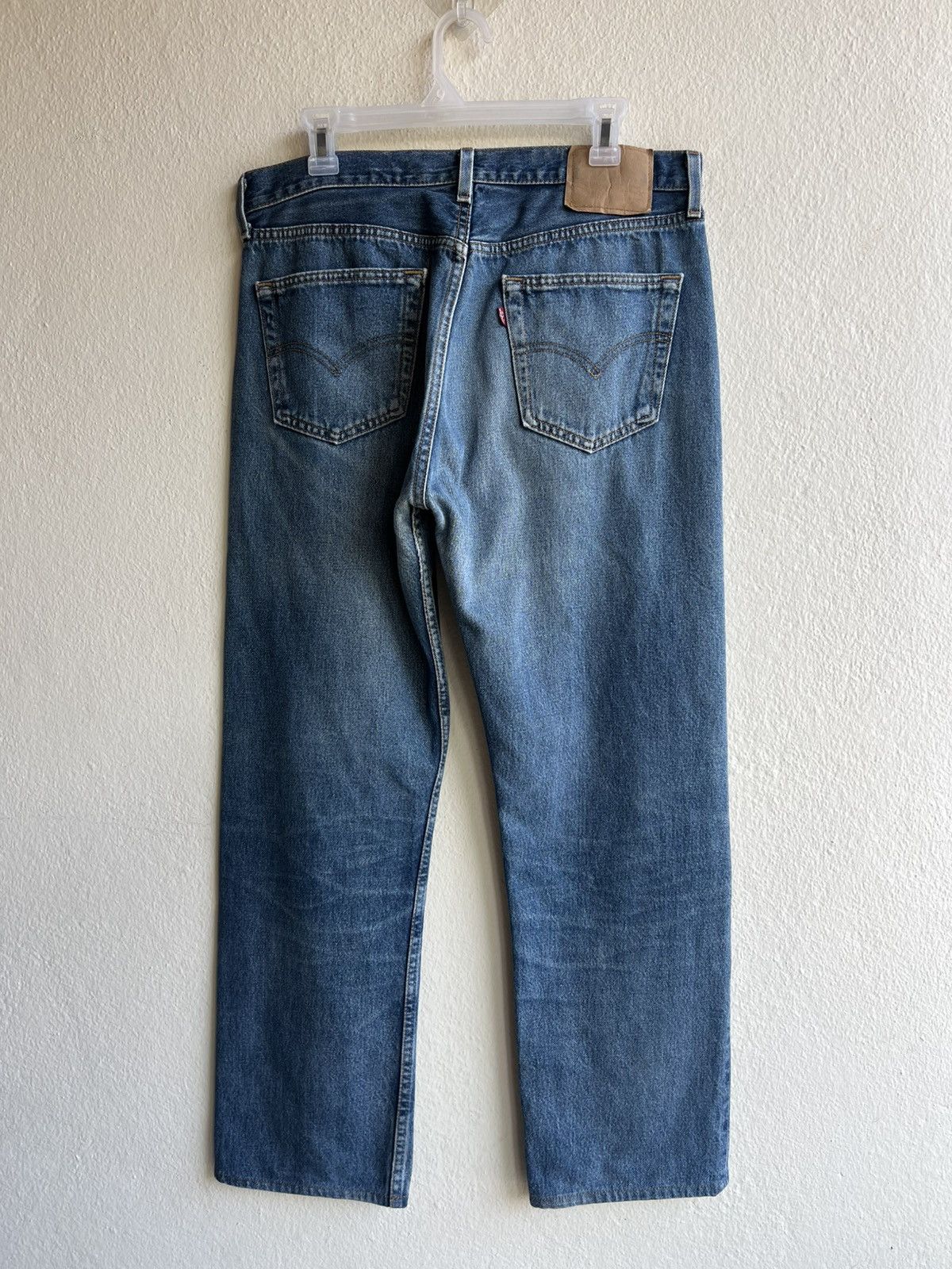 Levi's Vintage 1997 Levi’s 501 Faded Denim Regular Jeans Size US 33 - 3 Thumbnail
