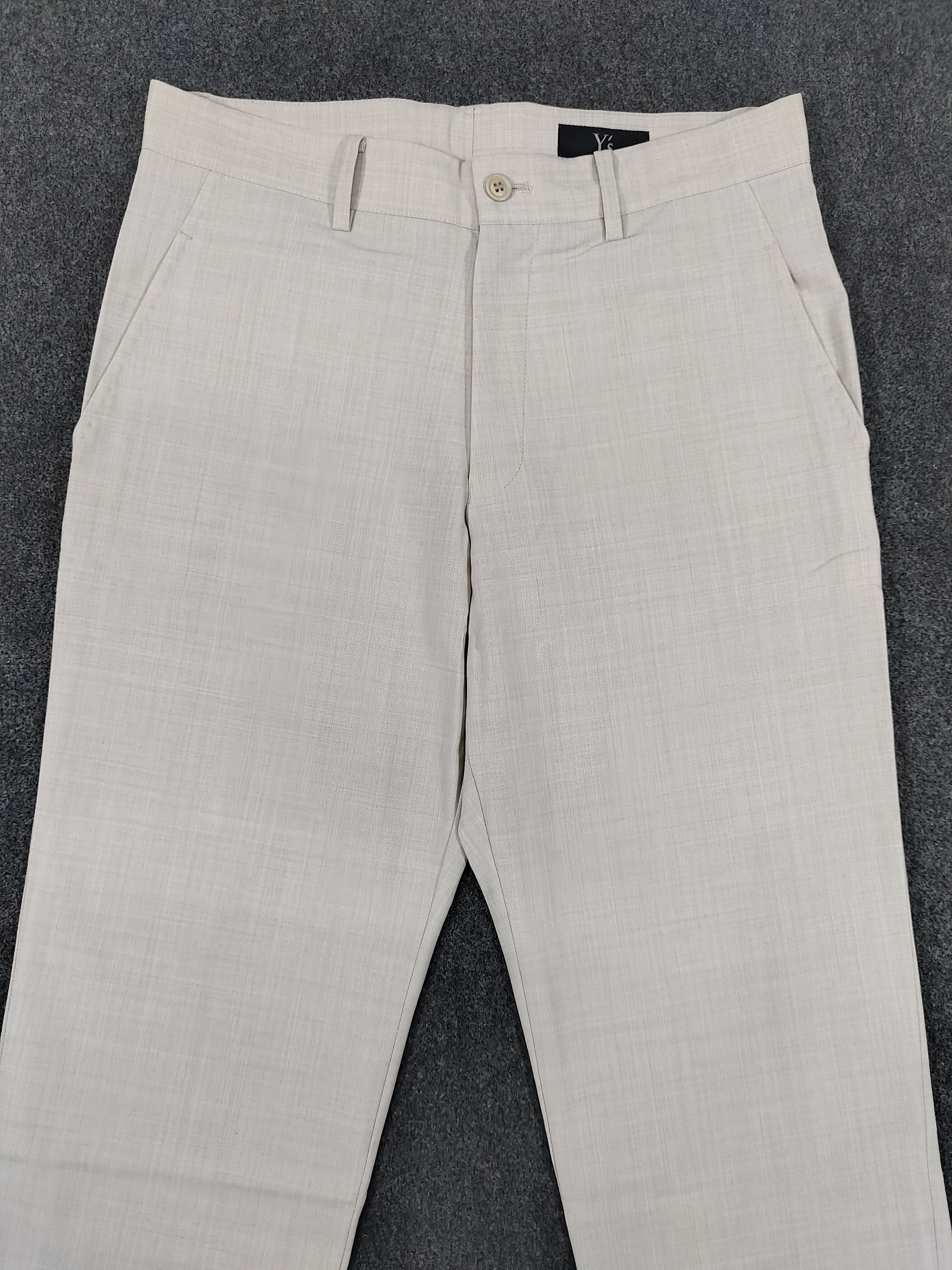 Yohji Yamamoto SAMPLE 🇯🇵 Yohji Yamamoto Y's Tailored Cropped Trousers Size US 31 - 2 Thumbnail
