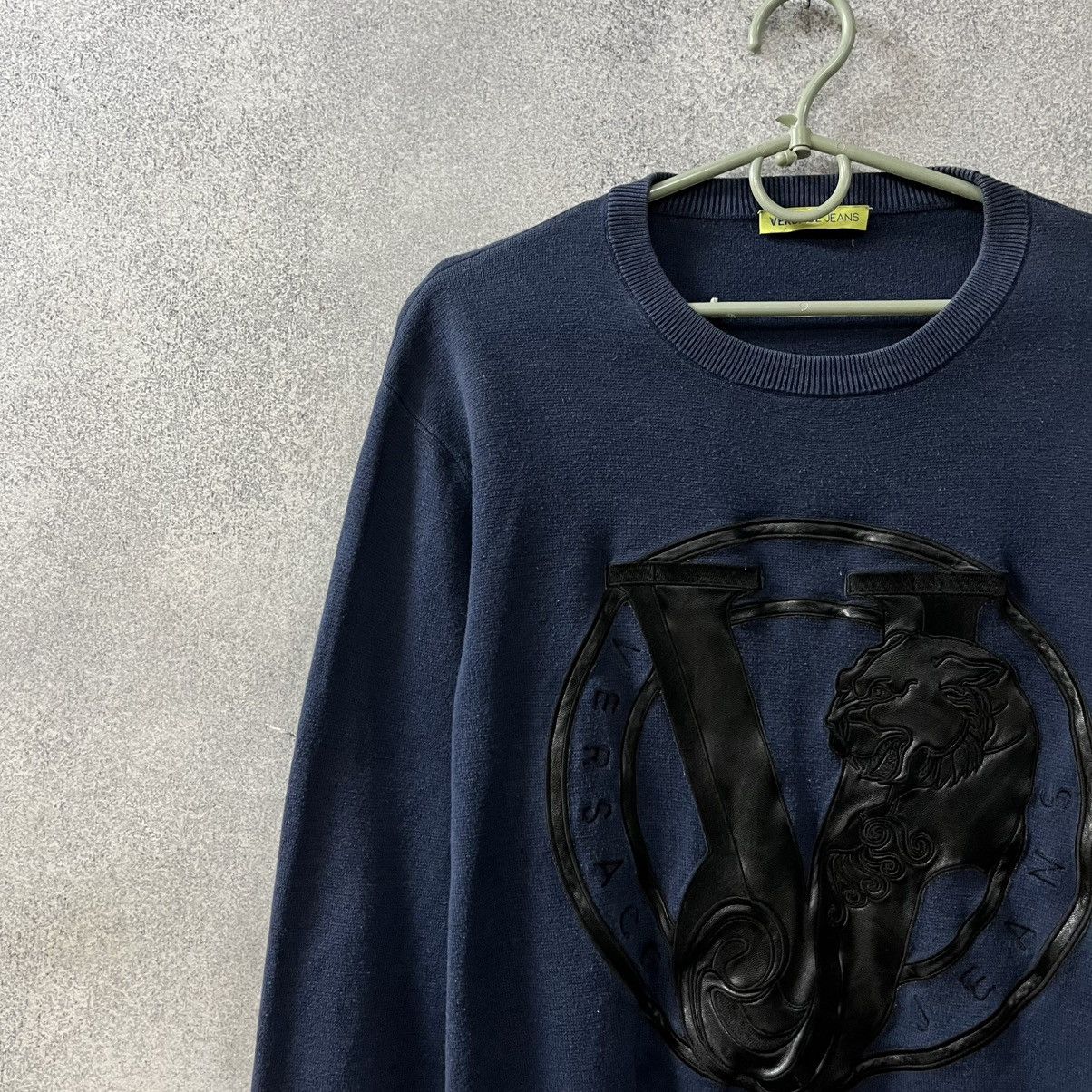 Versace Versace Jeans Big Logo Sweatshirt Size US L / EU 52-54 / 3 - 3 Thumbnail
