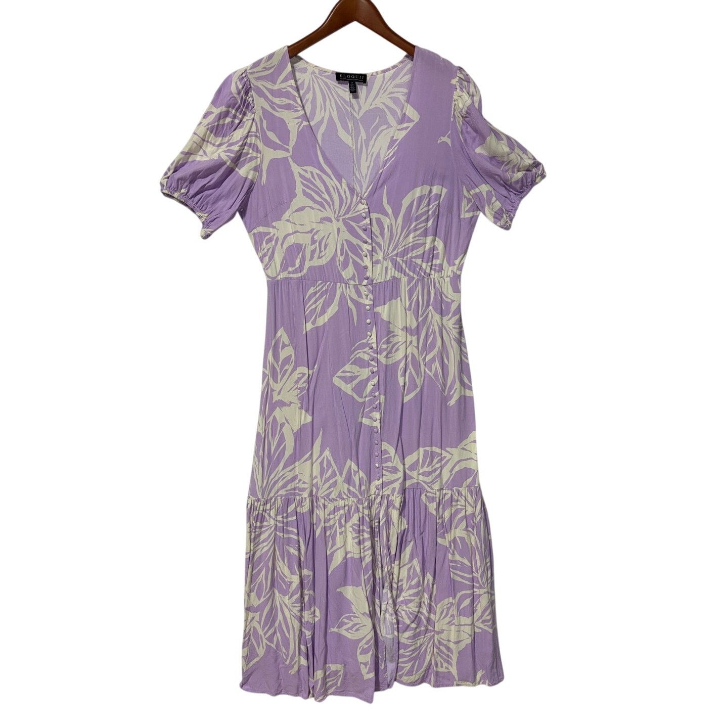 Other US Size 14W | ELOQUII Button Front Flounce Hem Maxi Dress Size XL / US 12-14 / IT 48-50 - 5 Thumbnail