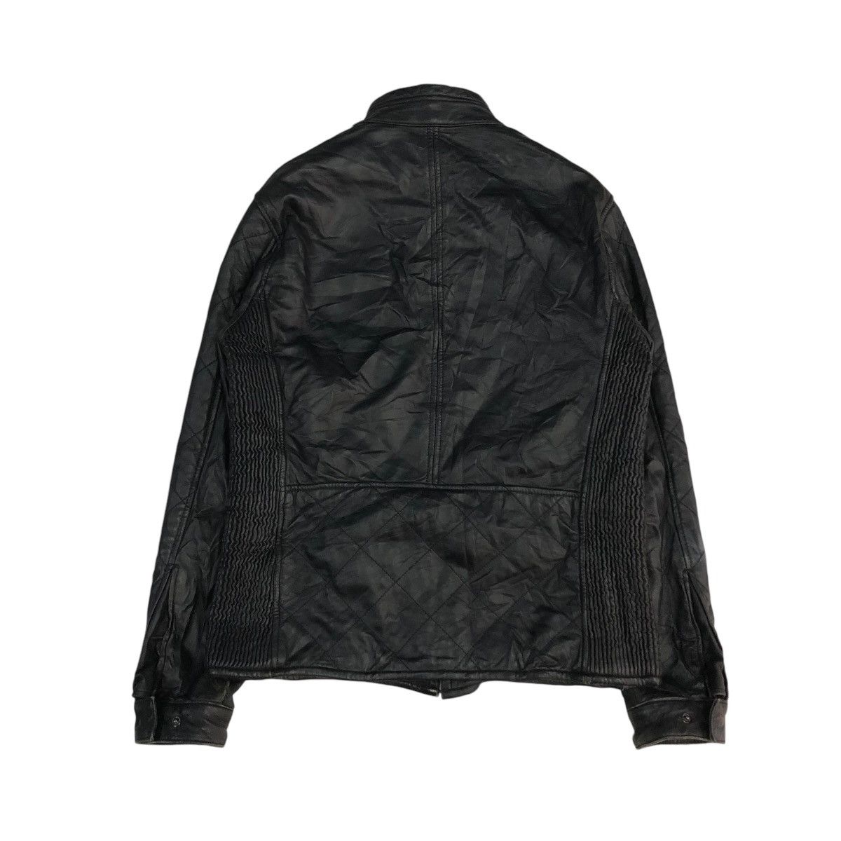 Japanese Brand 🔥VINTAGE BIKER LEATHER JACKET MALE & CO 14th ADDICTION Size US M / EU 48-50 / 2 - 2 Thumbnail