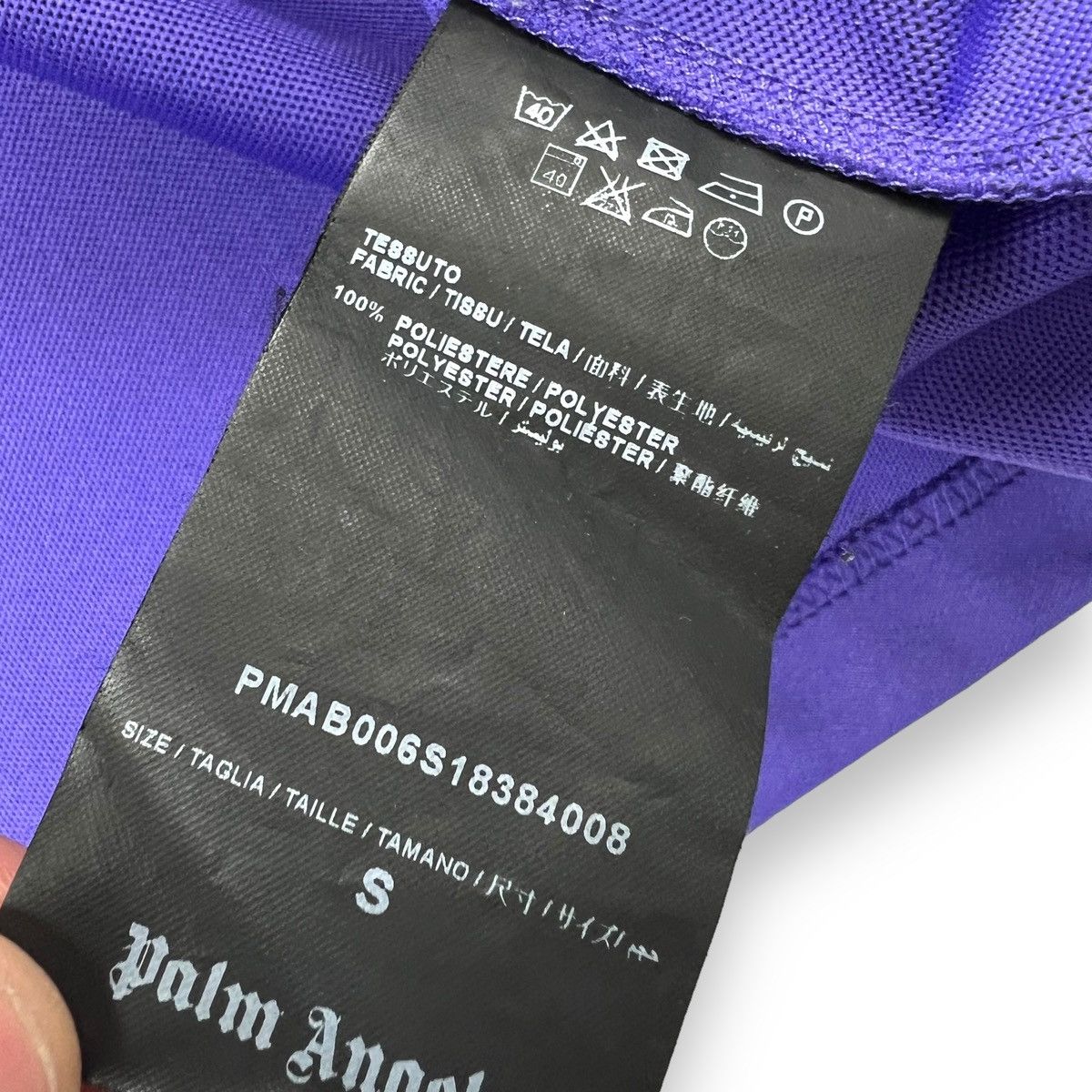 Palm Angels Palm Angels Purple Track Sweatshirt Size US S / EU 44-46 / 1 - 5 Thumbnail
